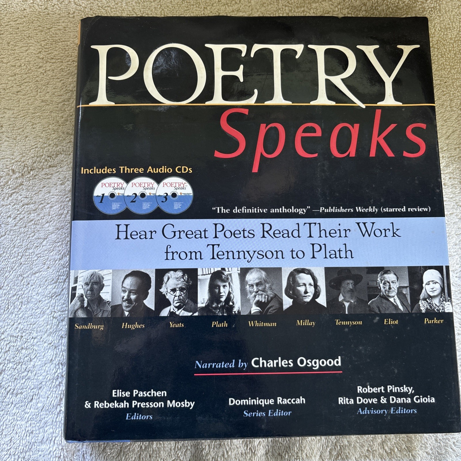 Poetry Speaks : Hear Great Poets Read Their Work from Tennyson to Plath, with CD
