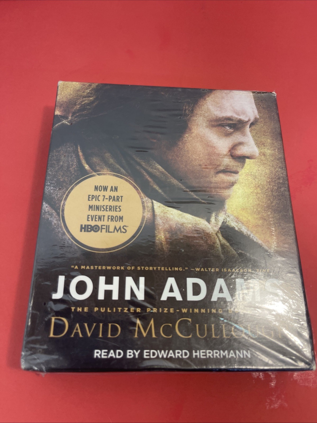 John Adams David McCullough Audiobook CD Edward Herrmann HBO Series Abridged