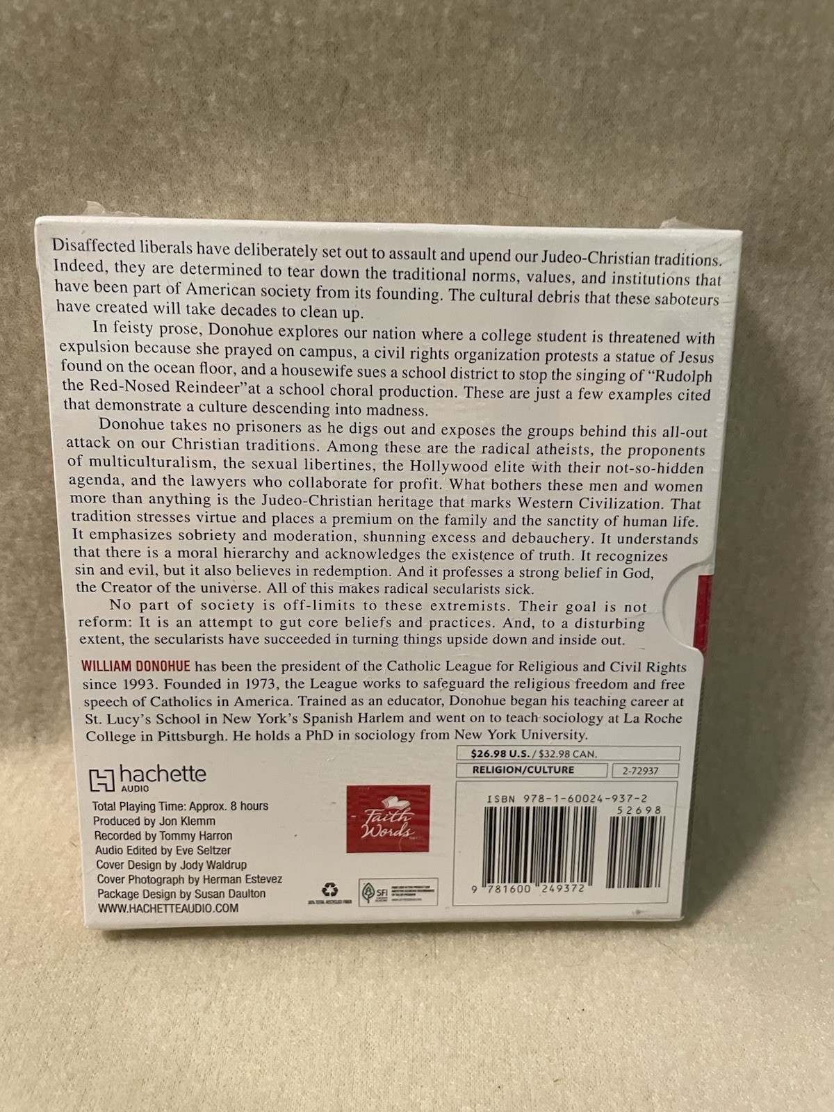 Secular Sabotage Audiobook~ Bill Donahue — Unabridged NEW