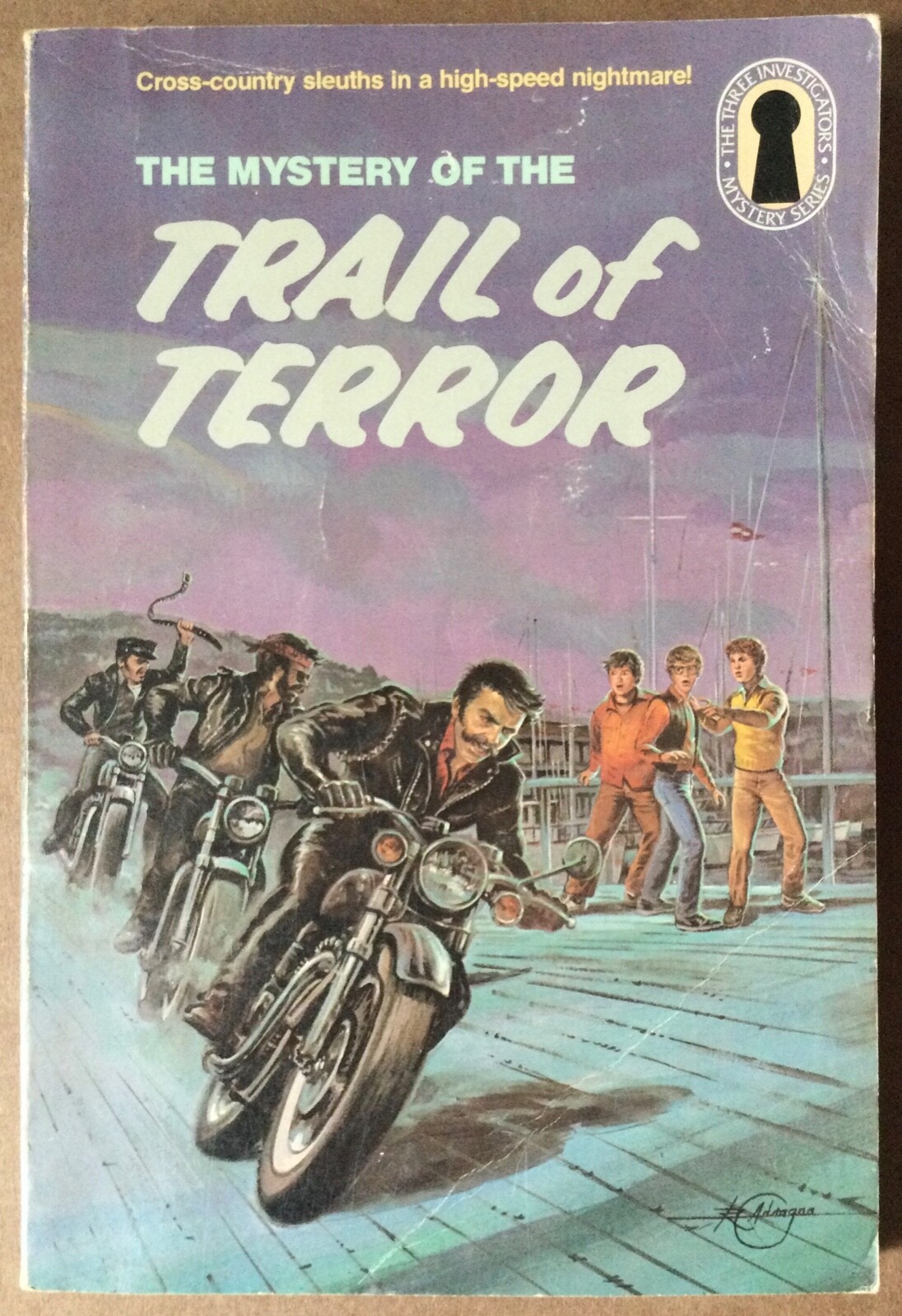 THE MYSTERY OF THE TRAIL OF TERROR Three Investigators #39 M.V. Carey / Keyhole