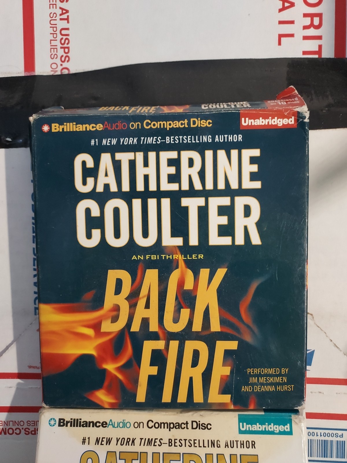 The Final Cut & Back Fire by Catherine Coulter Unabridged Audiobook CD — #163