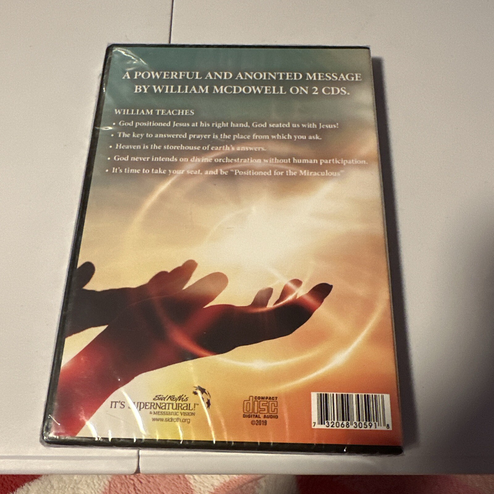 William McDowell Positioned for Miraculous 2 CD set 2019 Christian Sid Roths