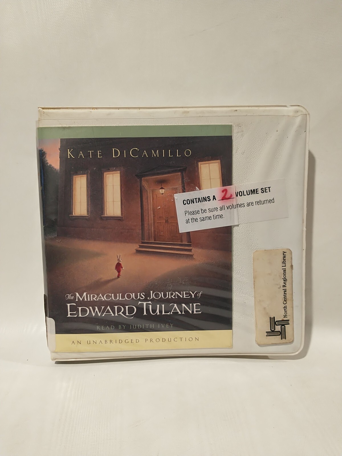The Miraculous Journey of Edward Tulane [2 CD’s] Kate DiCamillo / Judith Ivey