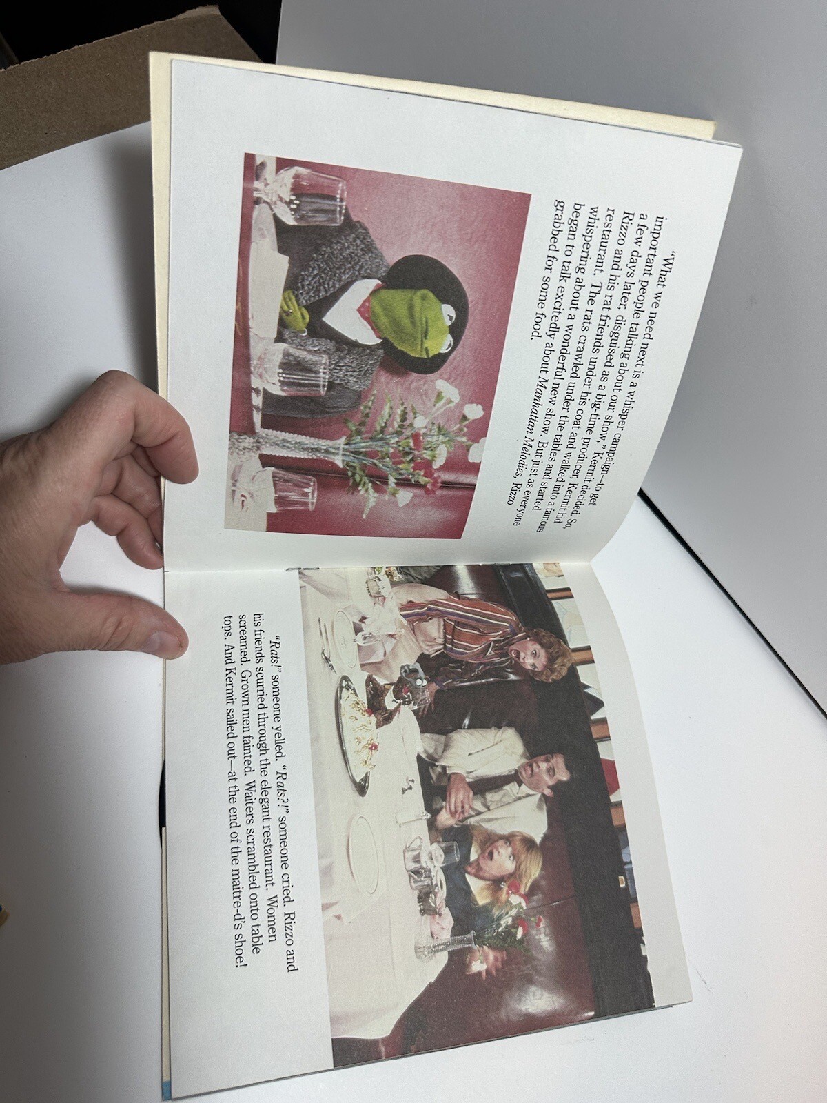 The Muppets Take Manhattan Book & Vinyl Record Vintage 1984 Jim Henson
