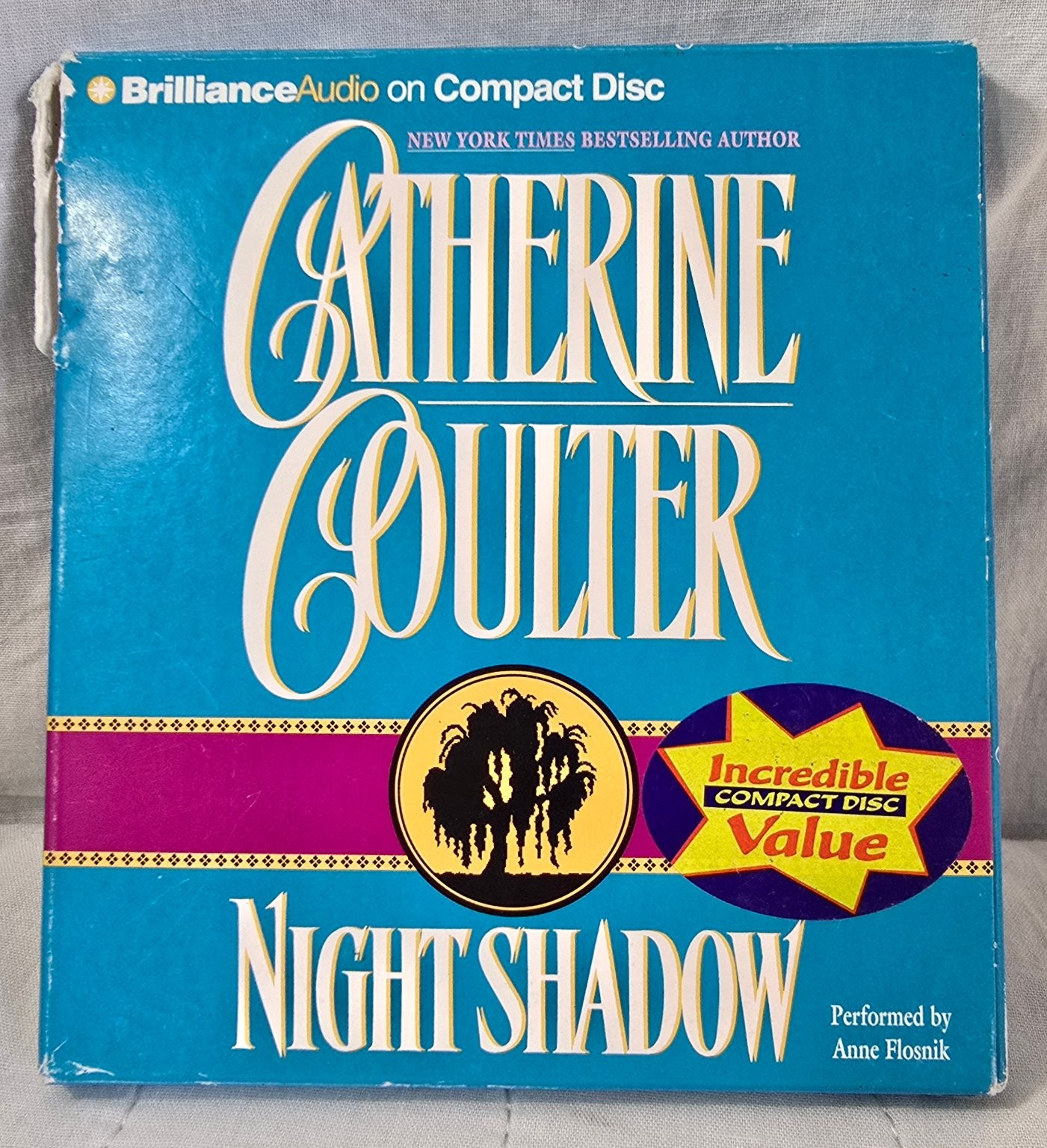 Night Shadow by Catherine Coulter Audiobook CDs Abridged 5 Discs