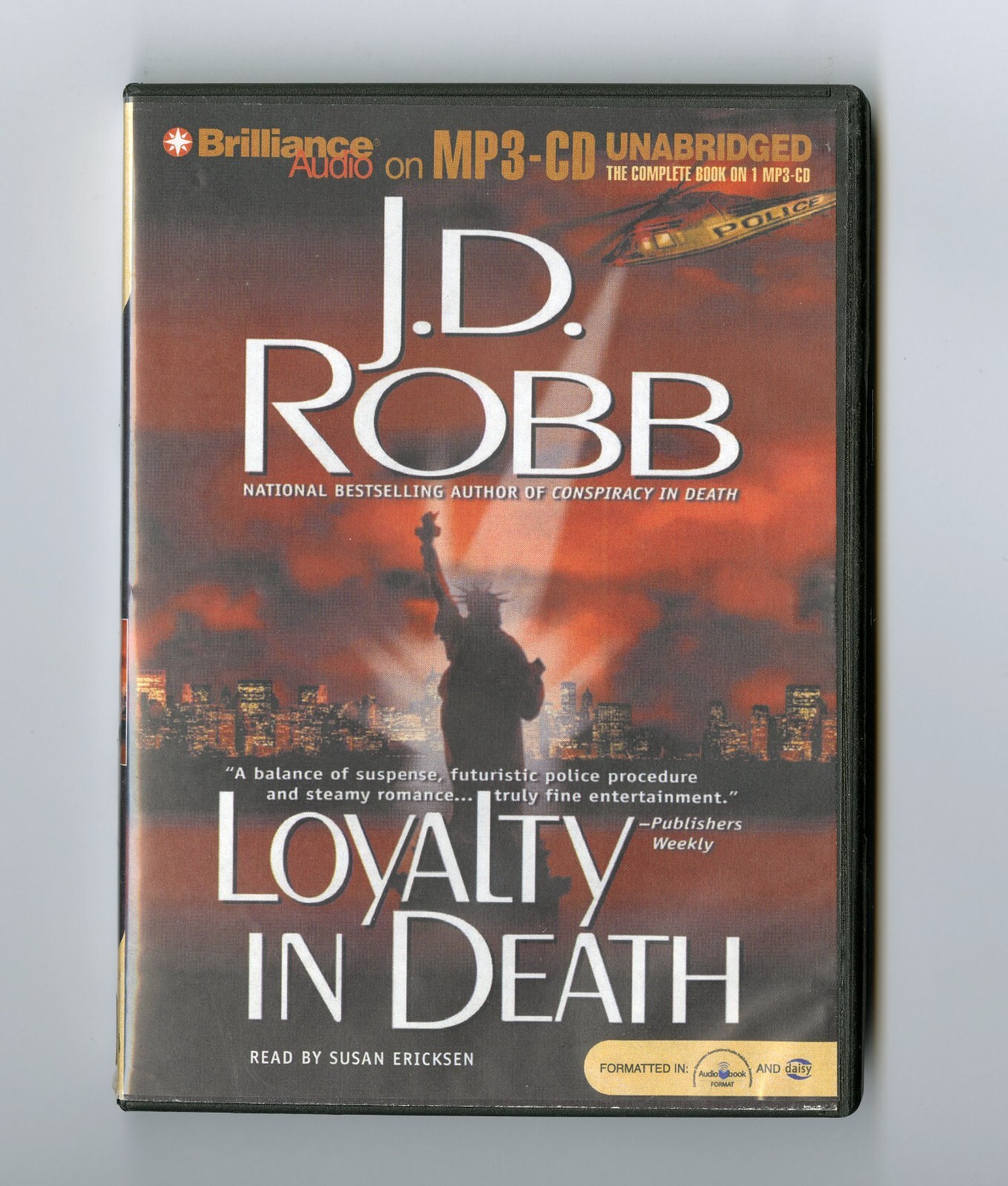Loyalty in Death — J.D. Robb — Unabridged Audiobook — MP3CD