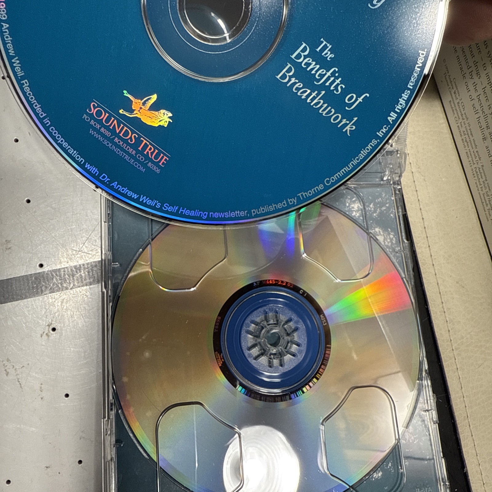 Breathing The Master Key to Self Healing Self Healing Secrets 2 CDs Andrew Weil