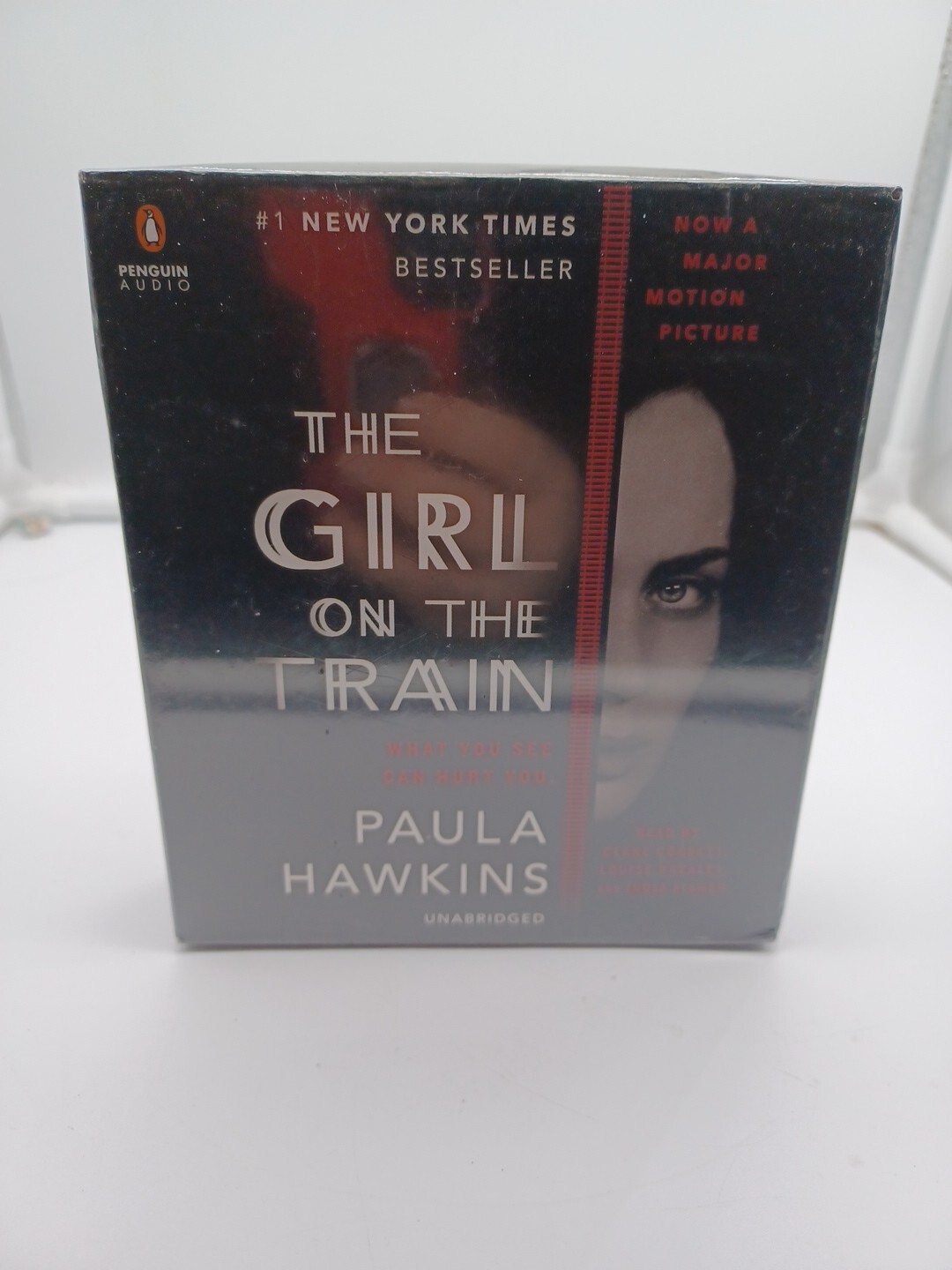 The Girl on the Train (Movie Tie-In) by Paula Hawkins (2016, Compact Disc,…