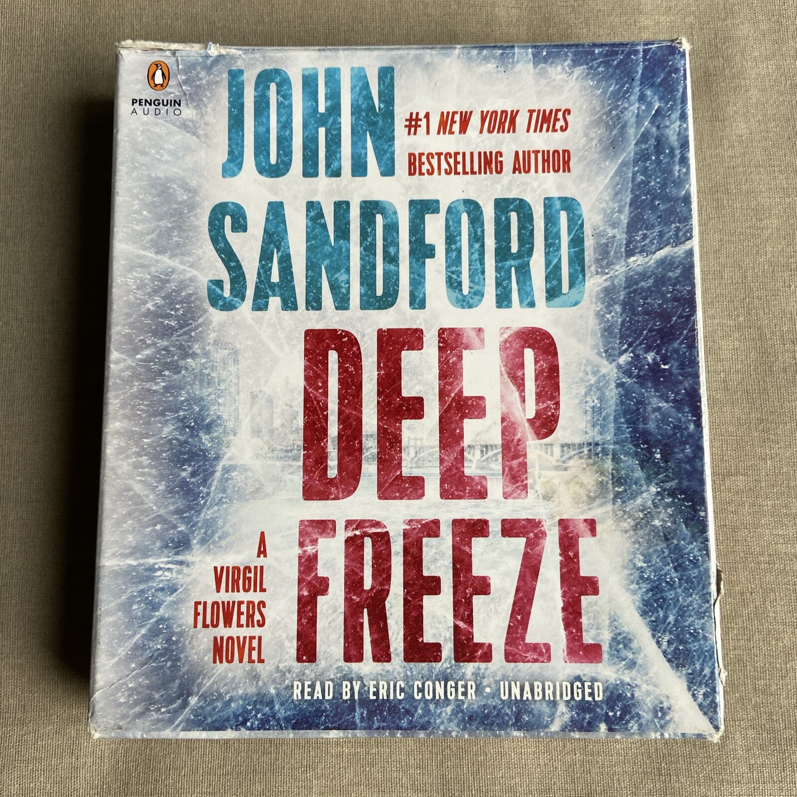 A Virgil Flowers Novel: Deep Freeze by John Sandford (2019 CD 8-Disc Audiobook)