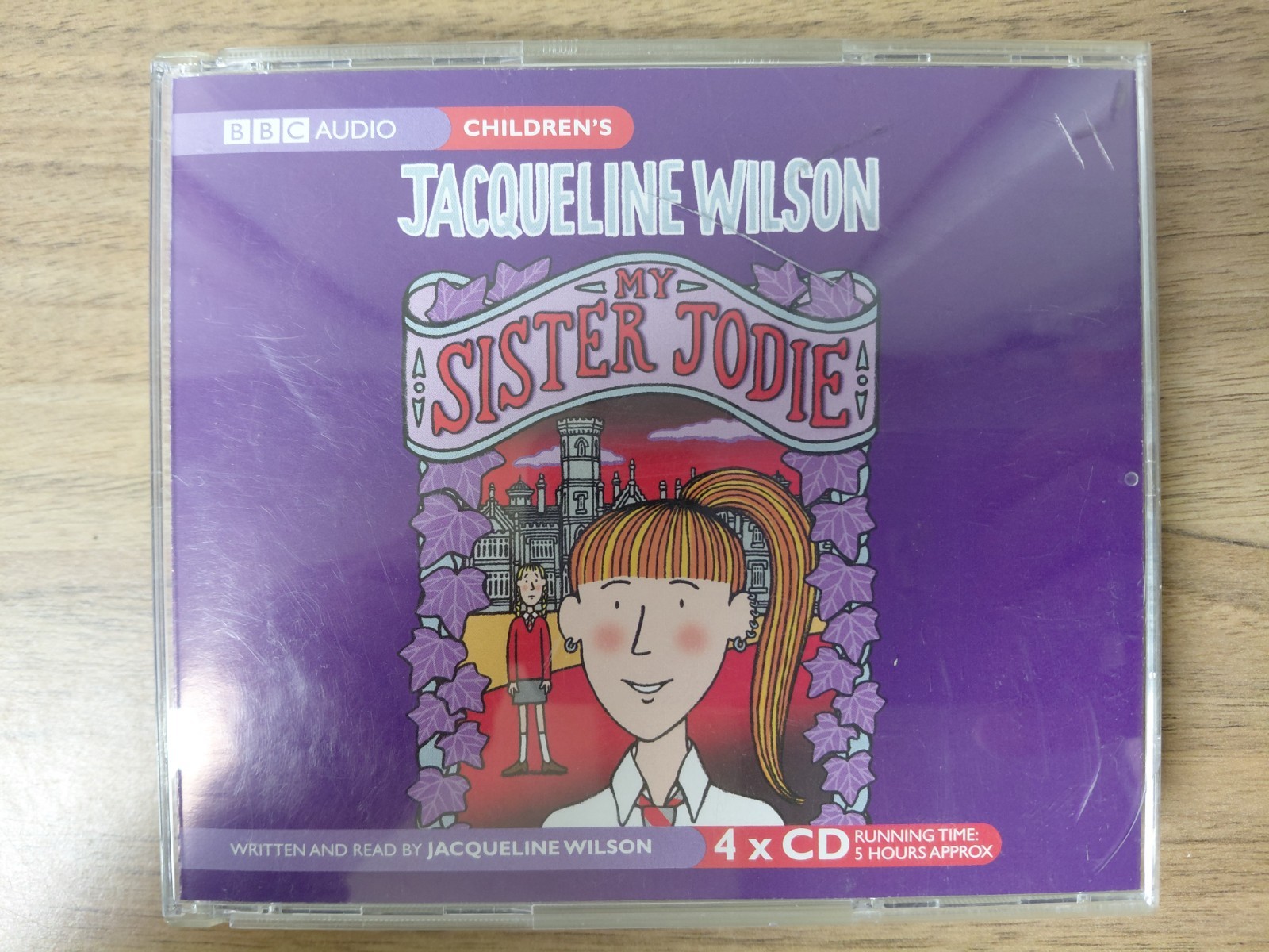CD AUDIO BOOK — MY SISTER JODIE BY JACQUELINE WILSON