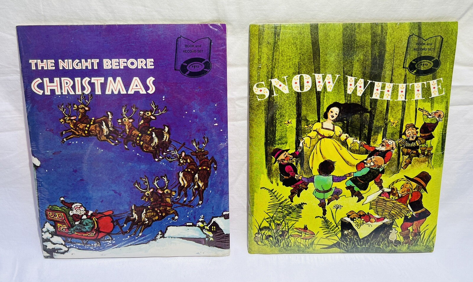 Lot 8, VTG EDUCATIONAL READING SERVICE, Children’s Book & 45 RPM Record Set, NEW