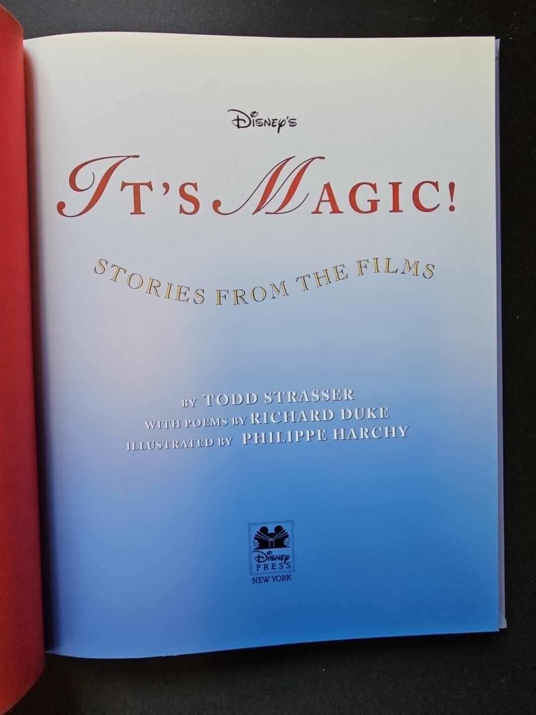 Disneys Its Magic! Stories From The Films HC By Strasser & Harchy 1994 First Ed