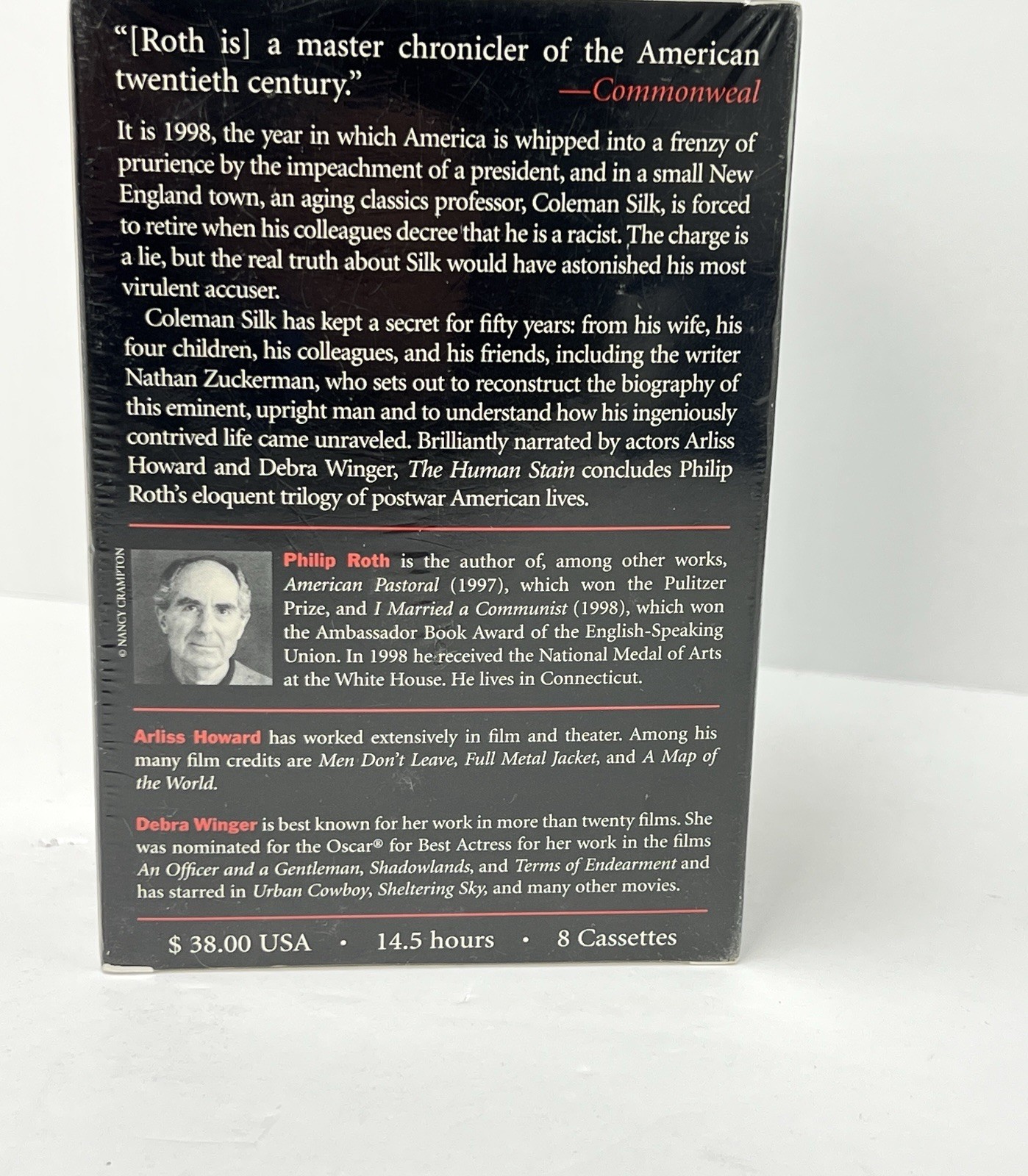 Philip Roth The Human Stain Unabridged Audiobook Cassette Sealed