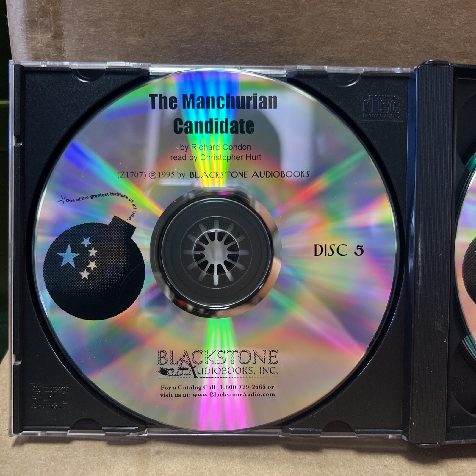 The Manchurian Candidate by Richard Condon 1998 Unabridged CD Discs 1-8