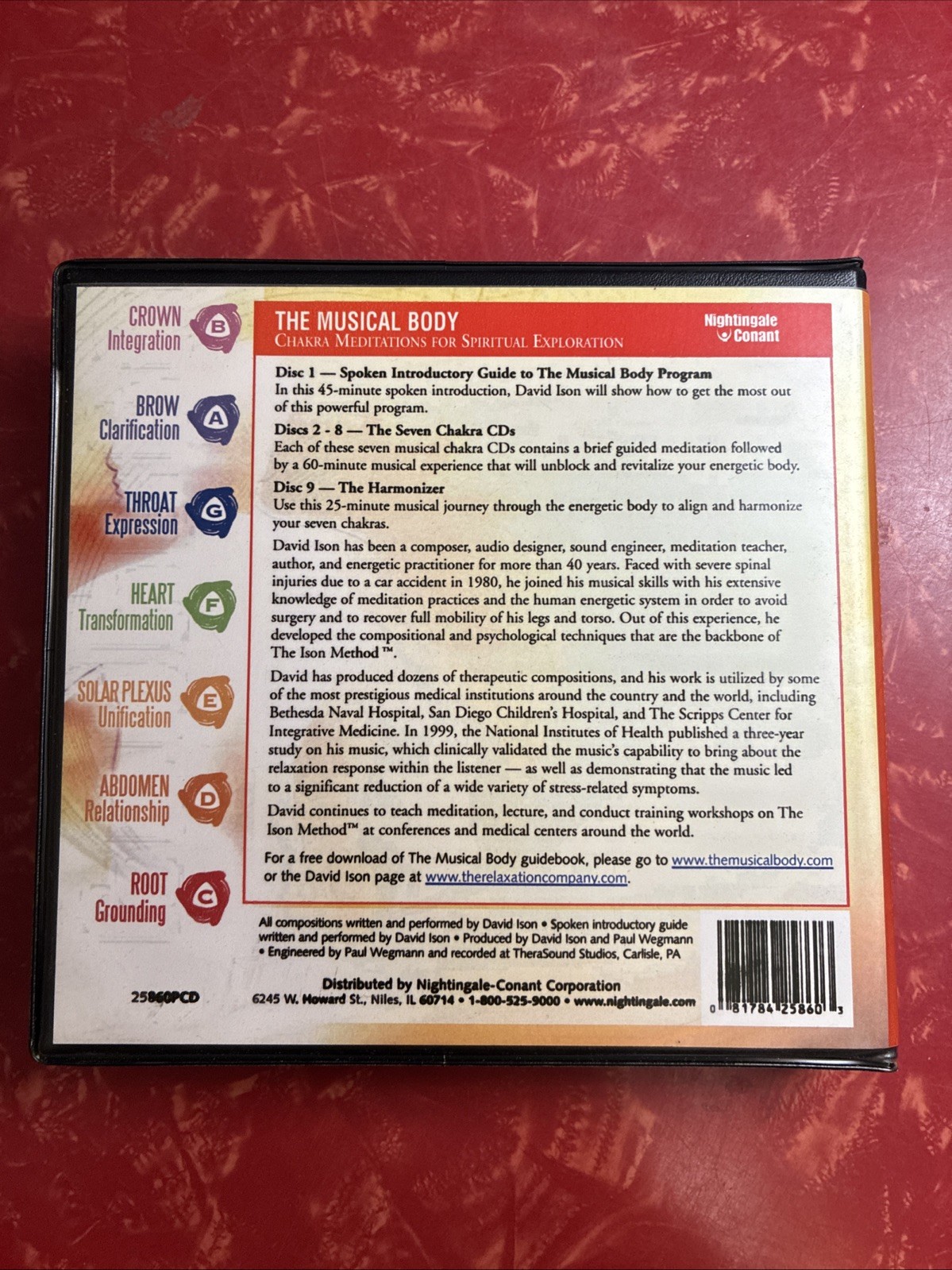 The Musical Body : Chakra Meditations for Spiritual Exploration Is on Method CDs