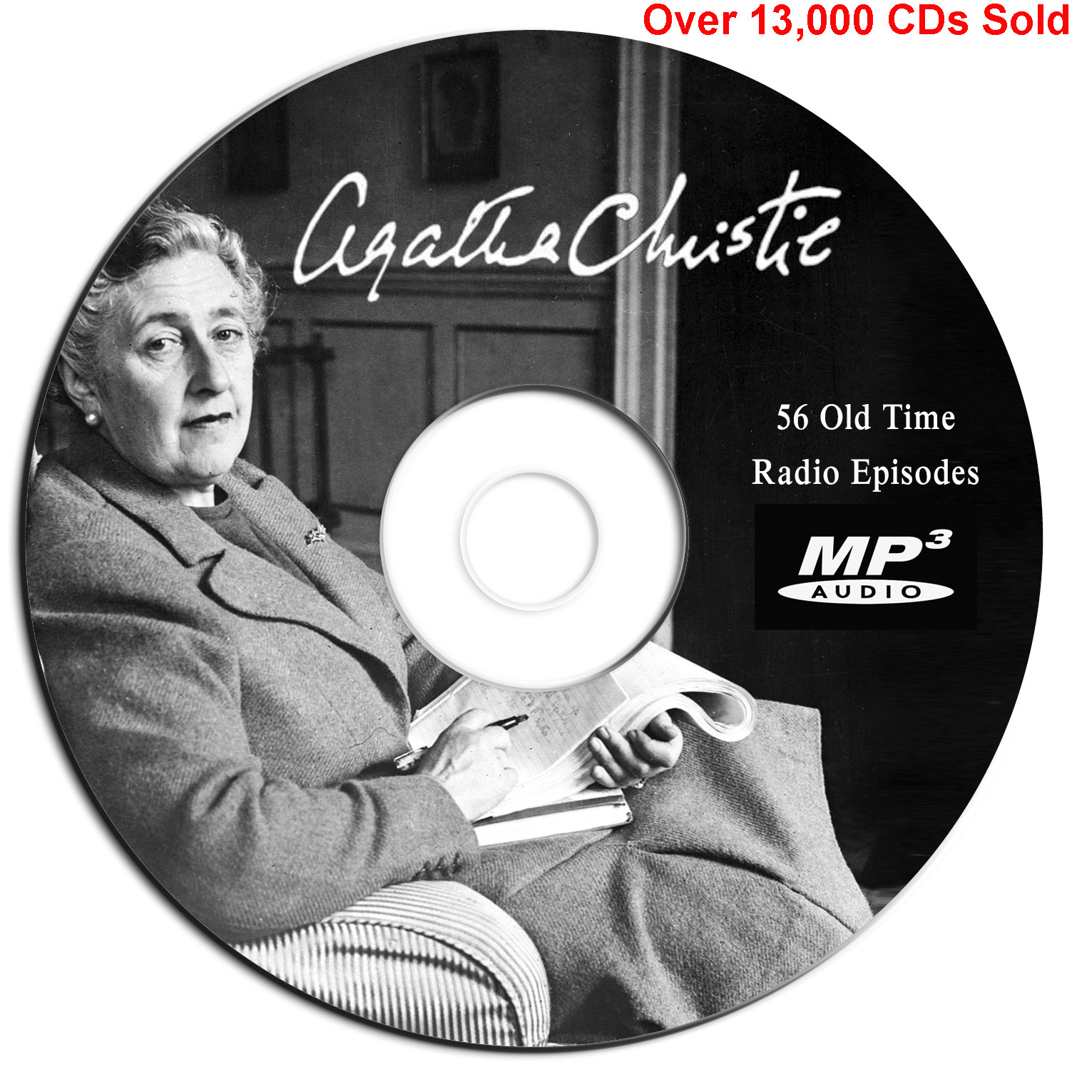 56 Agatha Christie OTR Old Time Radio Show Episodes-Audio Book MP3 CD-30 hours!