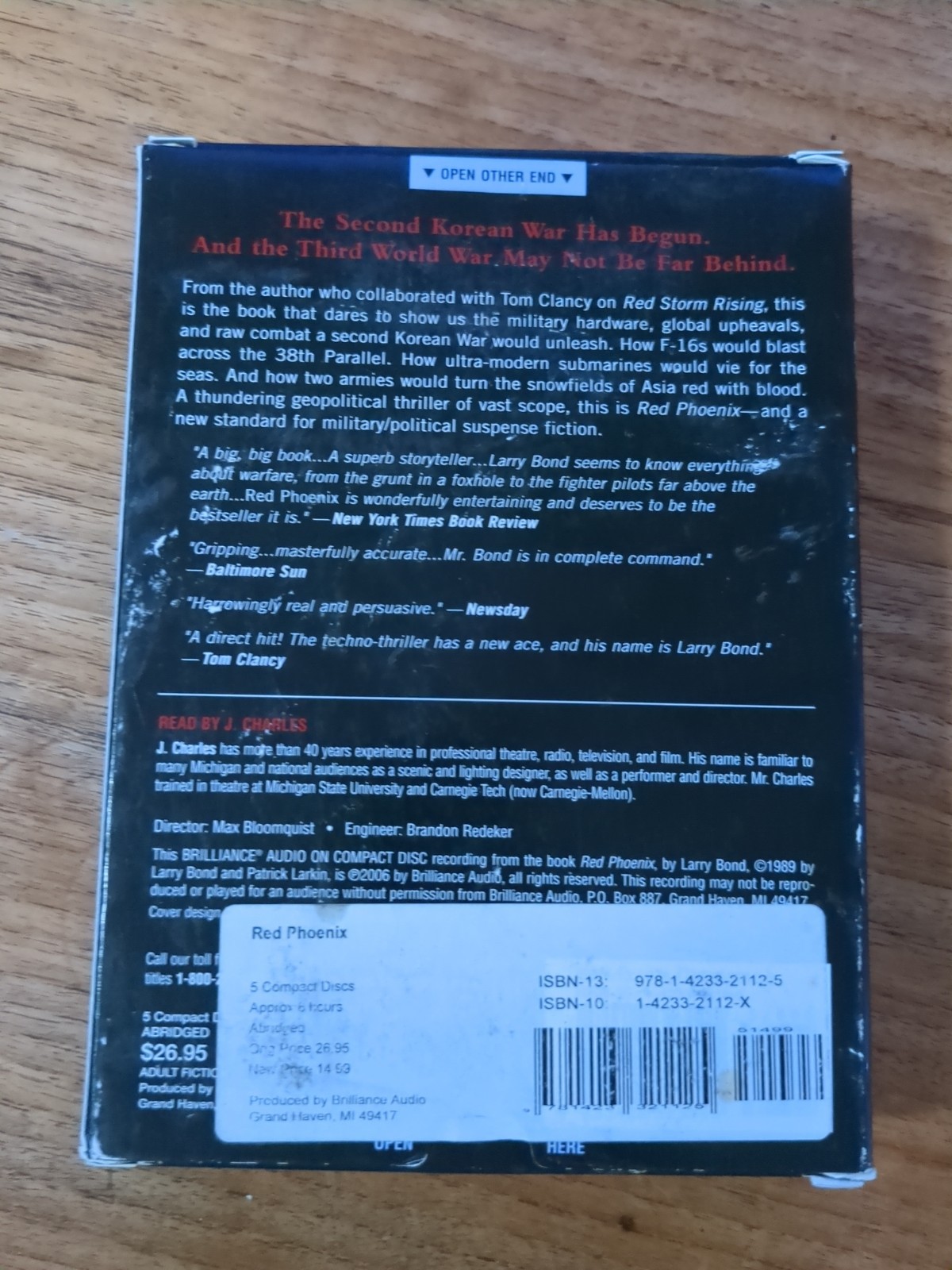 Red Phoenix by Larry Bond (2007, Compact Disc, Abridged edition)
