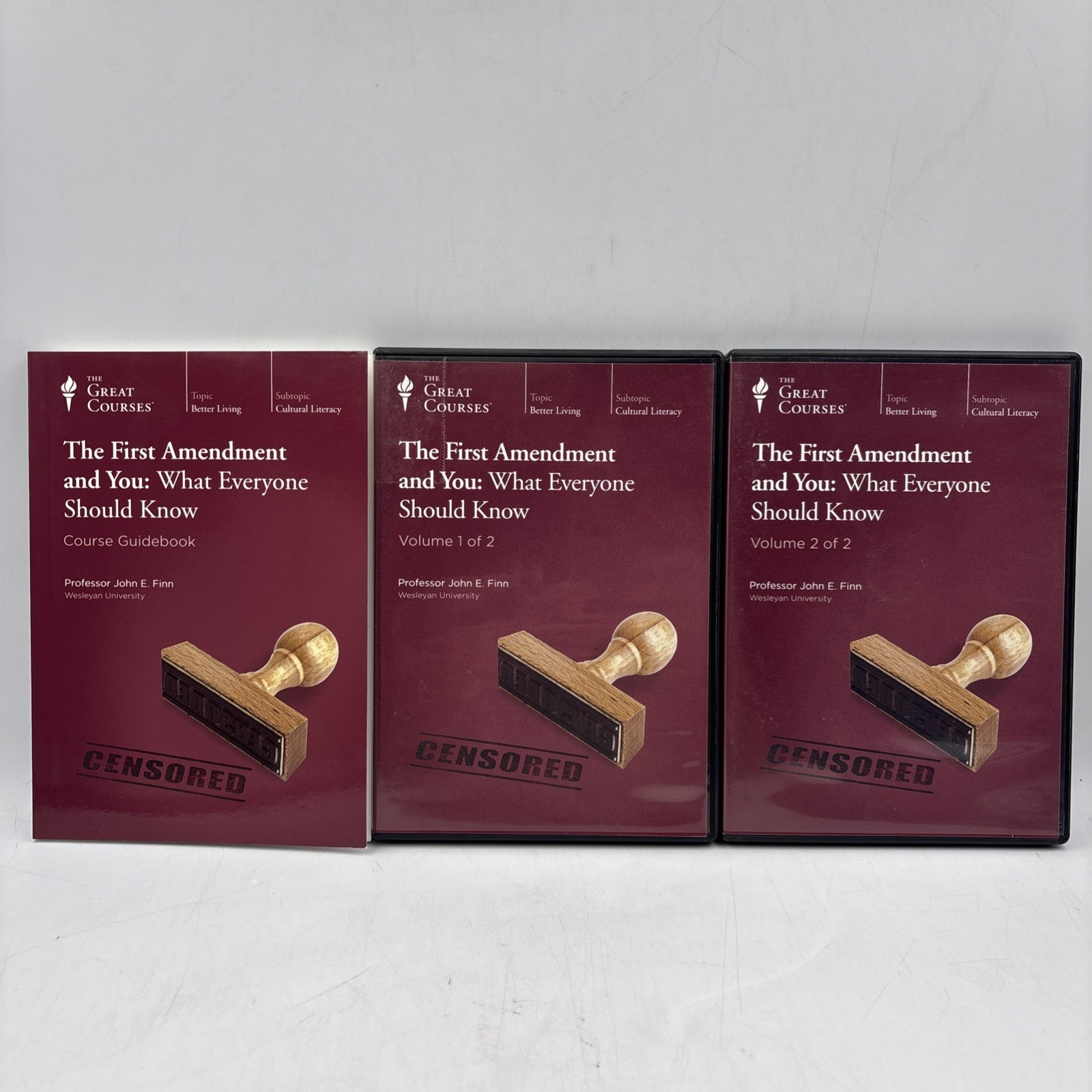 Great Courses — First Amendment & You: What Everyone Should Know (12 CDs & Book)