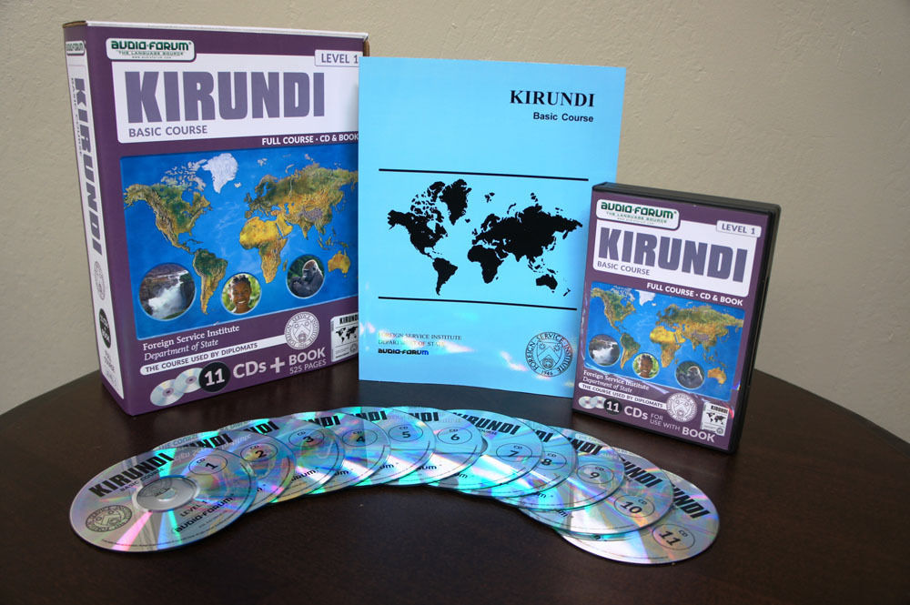 FSI: Basic Kirundi (11 CDs/Book) by Foreign Service Institute *NEW IN BOX*