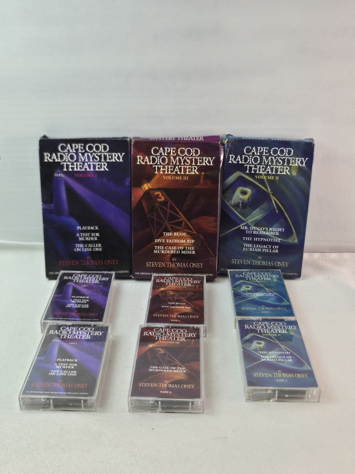 Cape Cod Radio Mystery Theater Series, by Steven Thomas Oney. Volume 1, 2 & 3