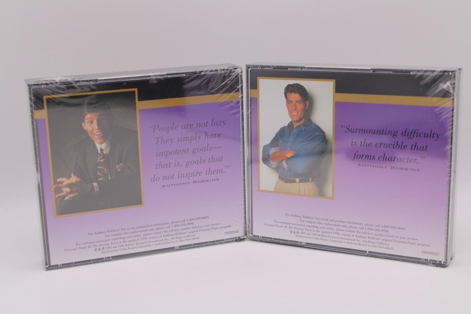 ANTHONY ROBBINS: PERSONAL POWER II — The Driving Force Lot Of 12 Sealed CD’s NEW