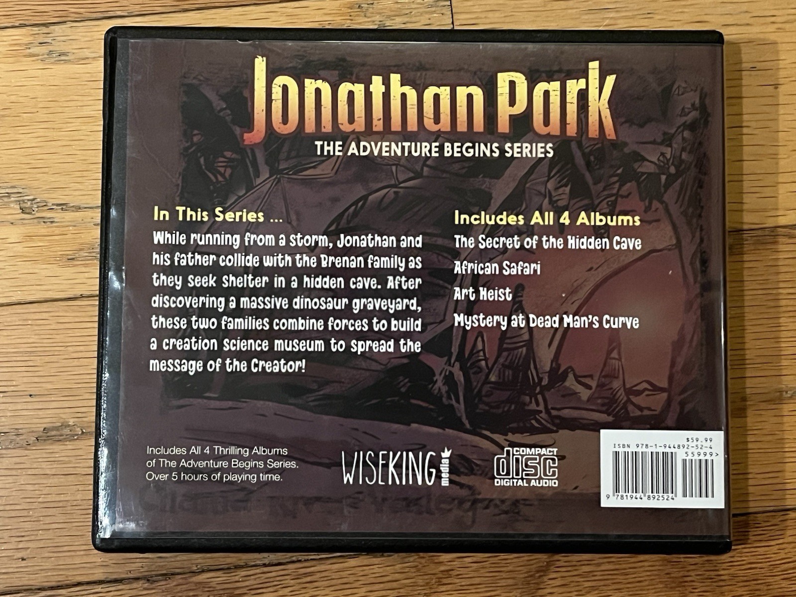 Jonathan Park The Adventure Begins Complete 1st First Series 4 CD Pack Set