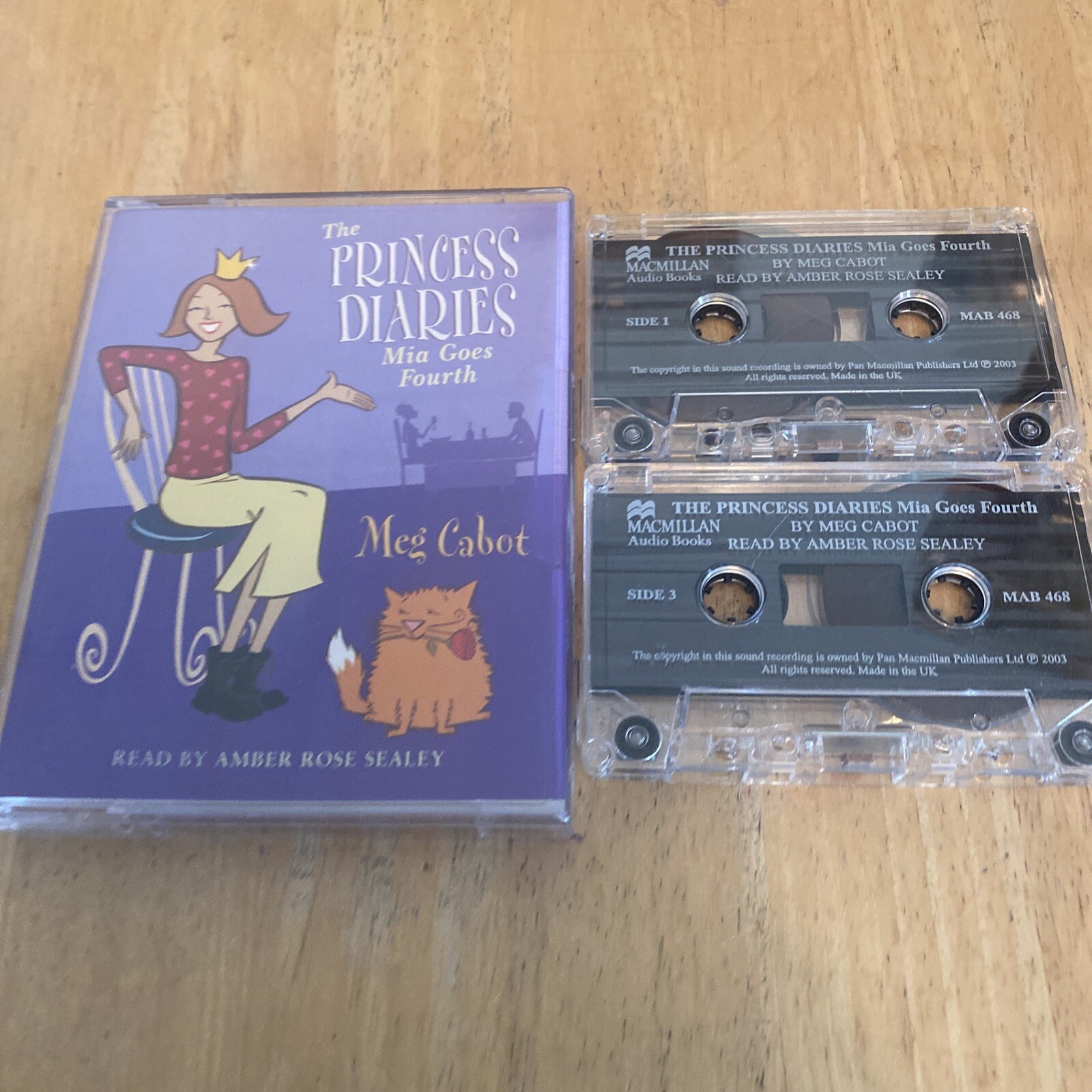The Princess Diaries: Mia goes Fourth: Meg Cabot: Unabridged Cassette Audiobook