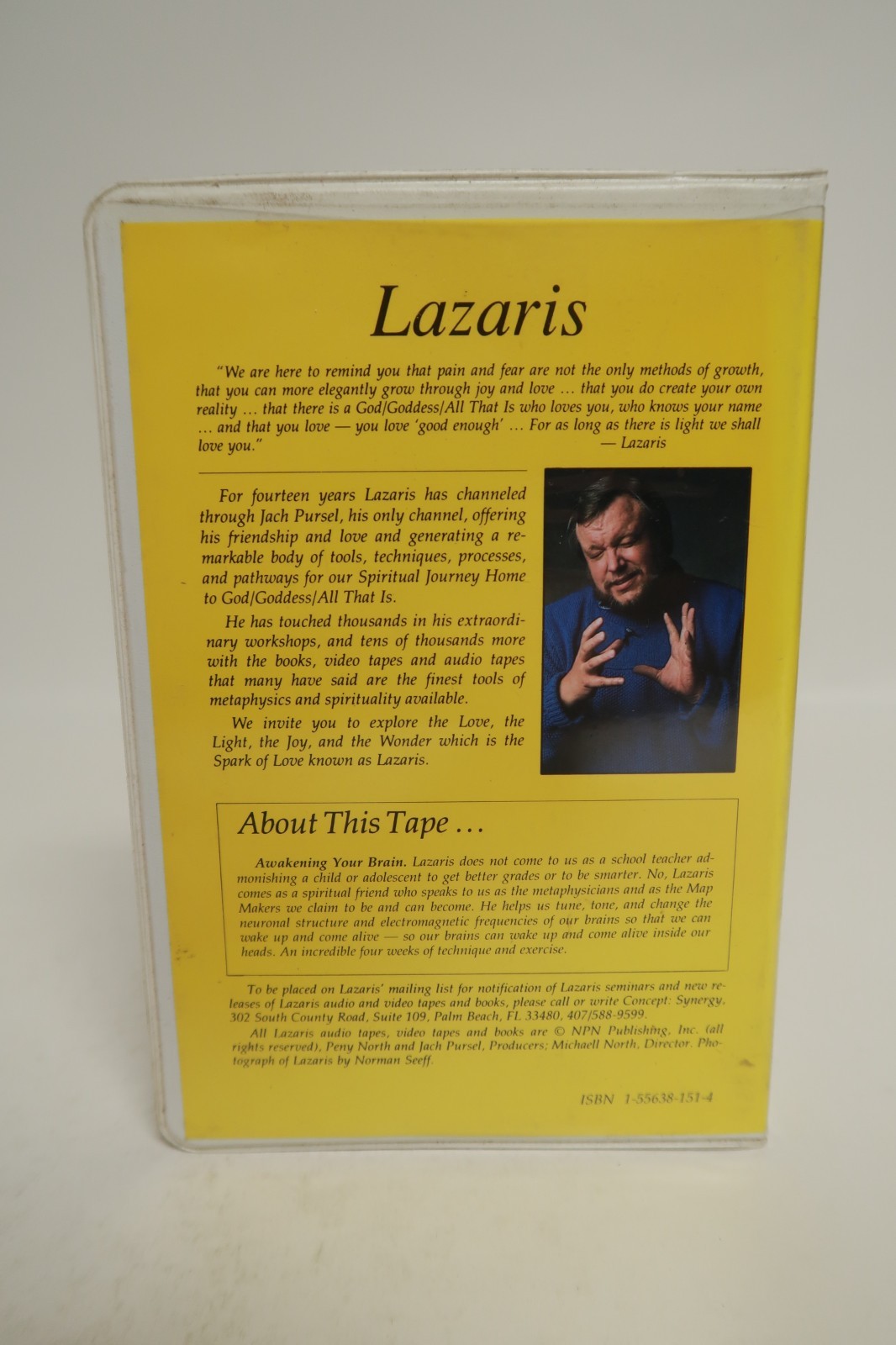 Lazaris Cassette Tape Connecting #5 Awakening Your Brain 1990