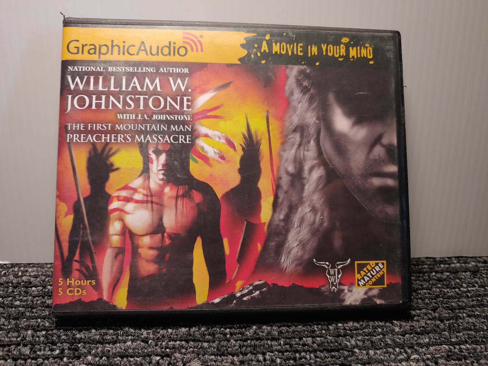 Preacher’s Massacre The First Mountain Man William W. Johnstone 5CD GraphicAudio