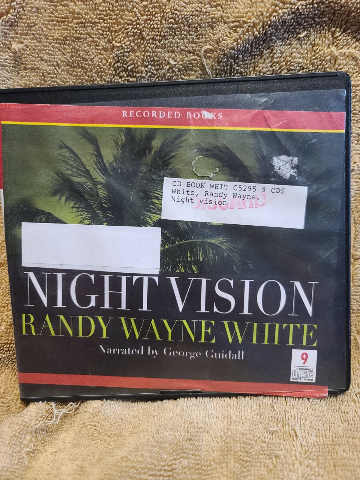Shelf62N Audiobook~night vision — Randy Wayne White- unabridged- 9 discs