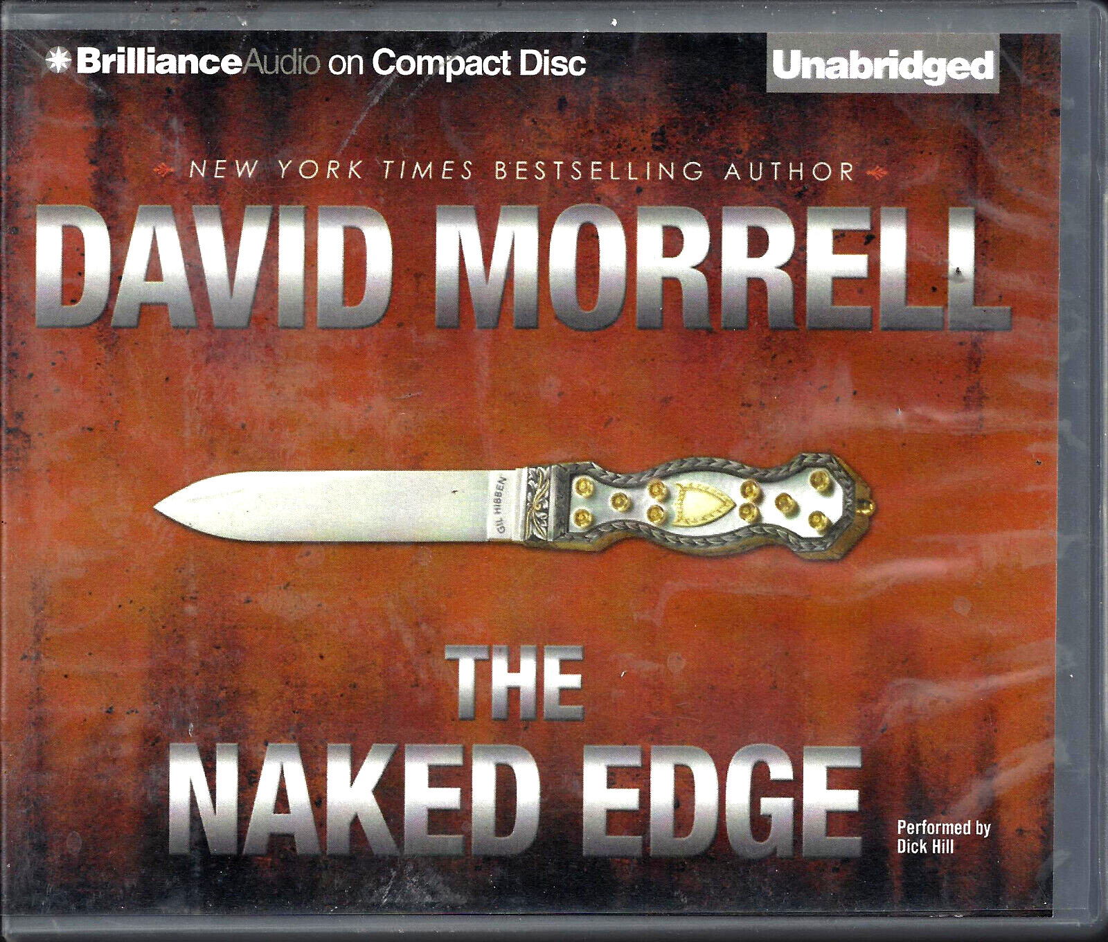 Audiobook CD THE NAKED EDGE David Morrell 2013 Unabridged