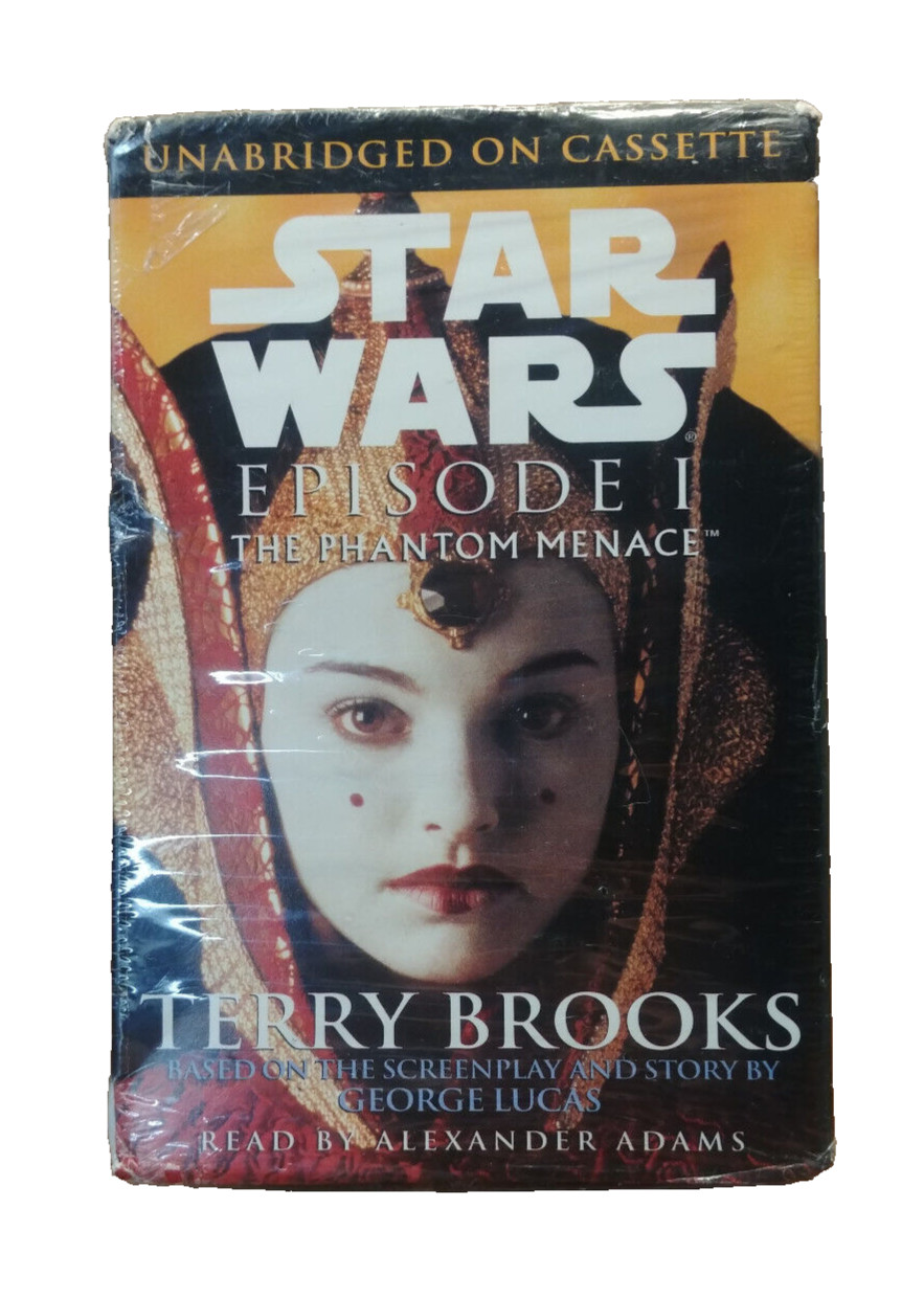 Star Wars The Phantom Menace by Terry Brooks 1999 Audio Cassette Sealed 6 tapes