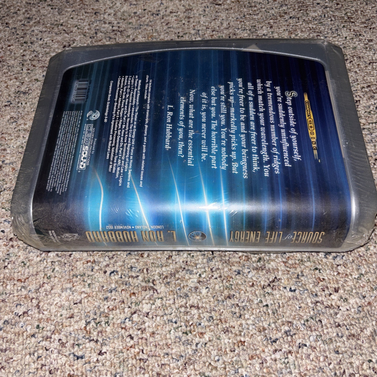 Source of Life Energy 14 CD Lectures by L.Ron Hubbard sealed Scientology boxset