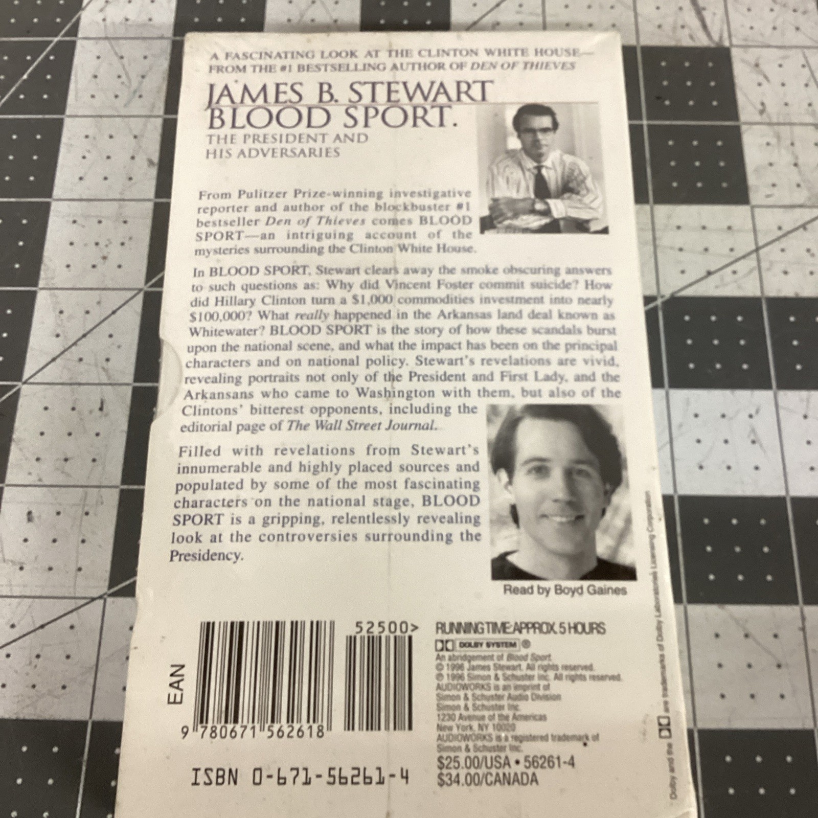 Blood Sport By James Stewart Audio Book 4 Cassette Set 1996 Factory Sealed