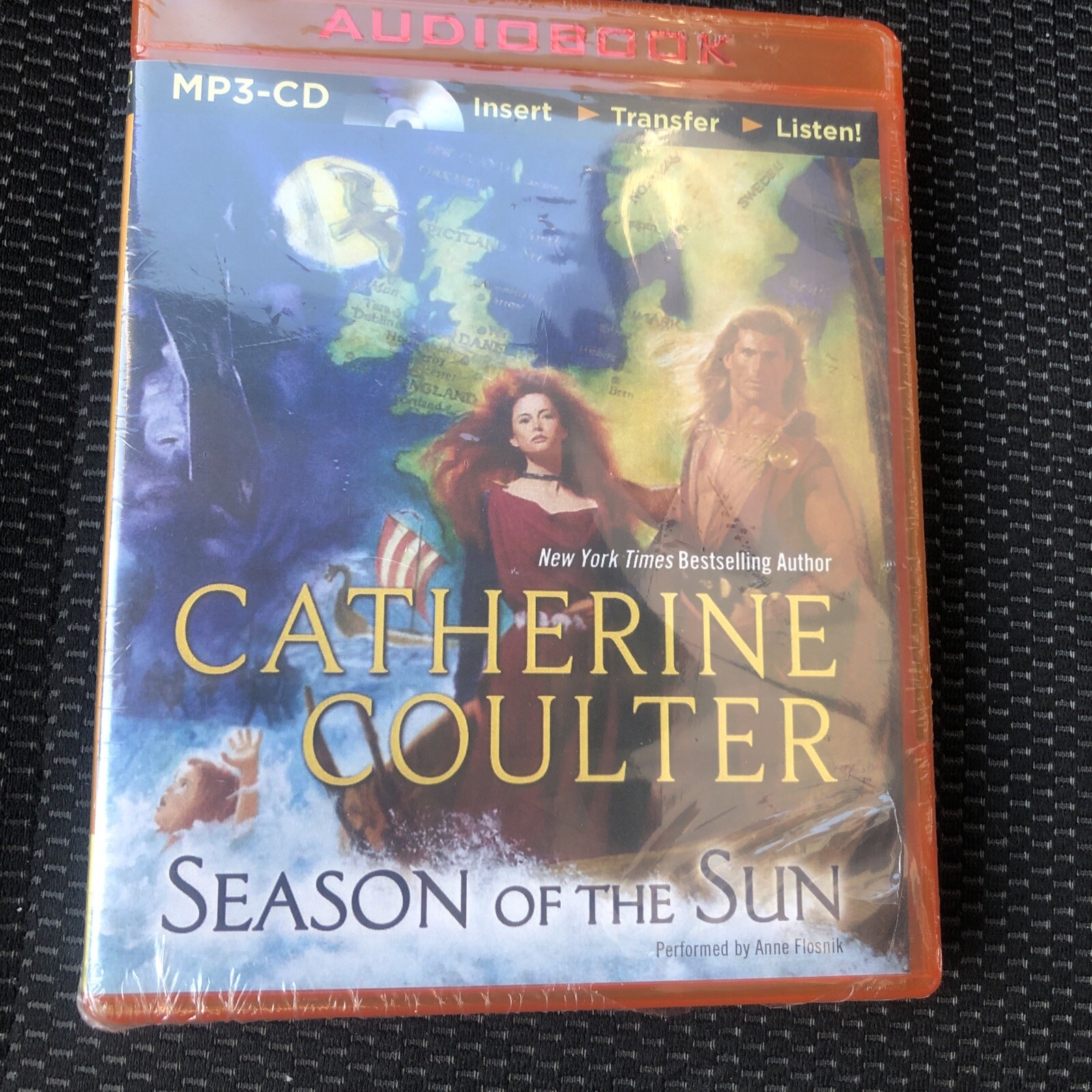 Catherine Coulter Season Of The Sun (Compact Disc) Sealed MP3-CD Audiobook FLAW