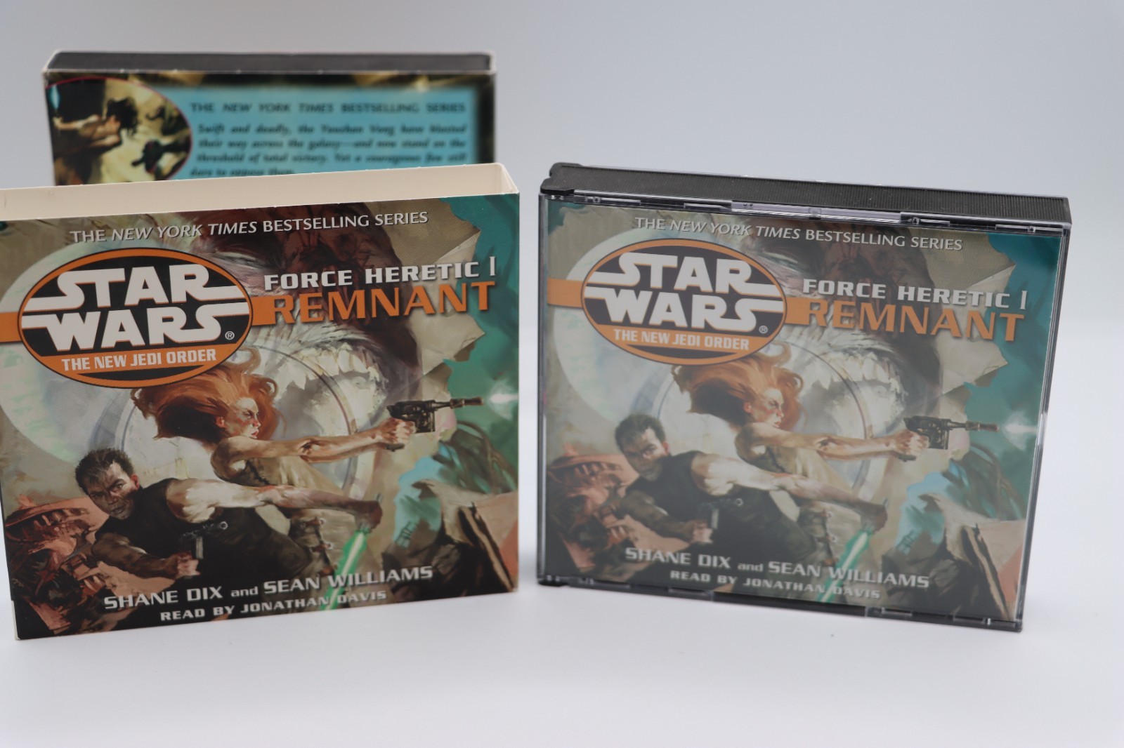 Star Wars The New Jedi Order Force Heretic I Remnant II Refugee Audiobook CD lot