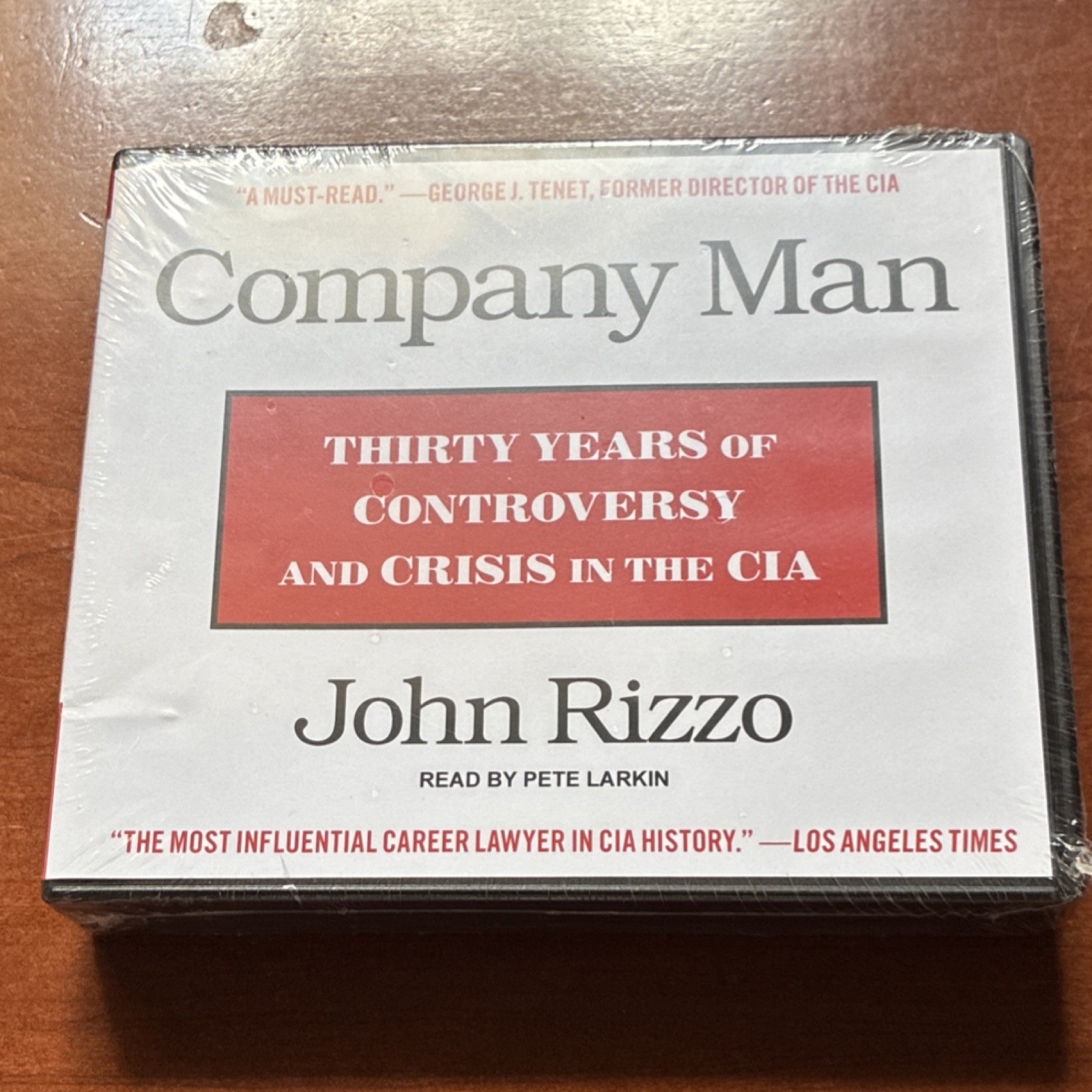 Tantor Media Company Man by John Rizzo, CIA Espionage Audiobook, Unabridged