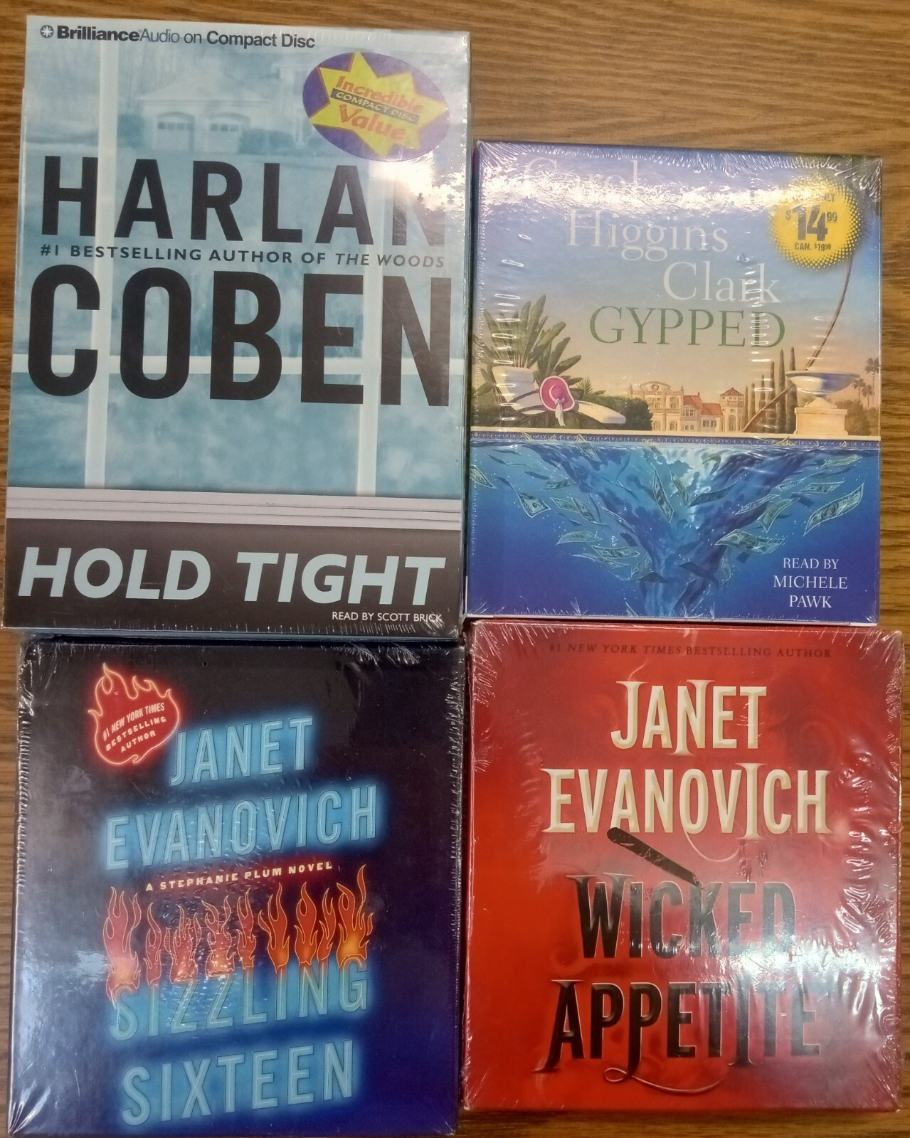4 Audio CDs: Hold Tight, Gypped, Wicked Appetite, Sizzling Sixteen