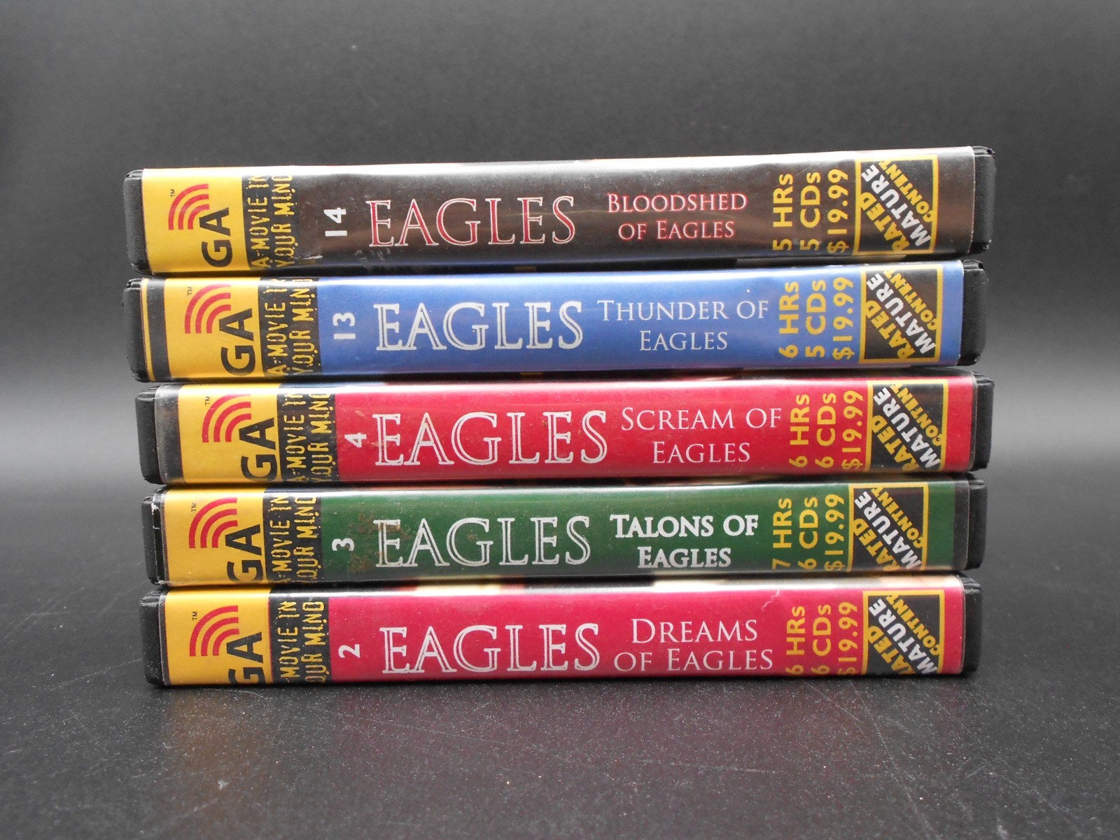 Eagles Series Audiobooks GraphicAudio Lot of 5 William W. Johnstone Full Cast