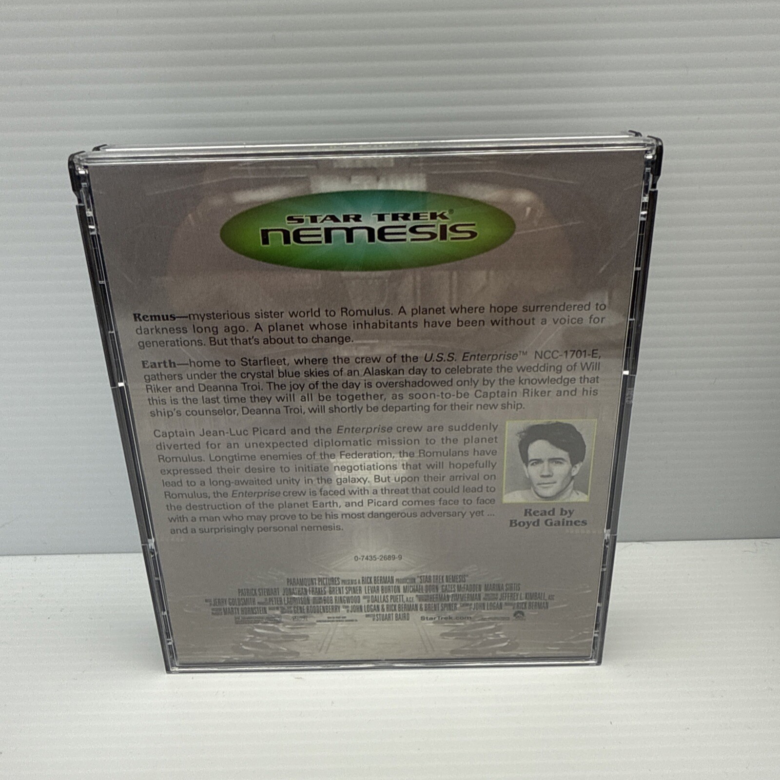 Star Trek: The Next Generation Ser.: Nemesis by J. M. Dillard 2002, 3 CDs LN