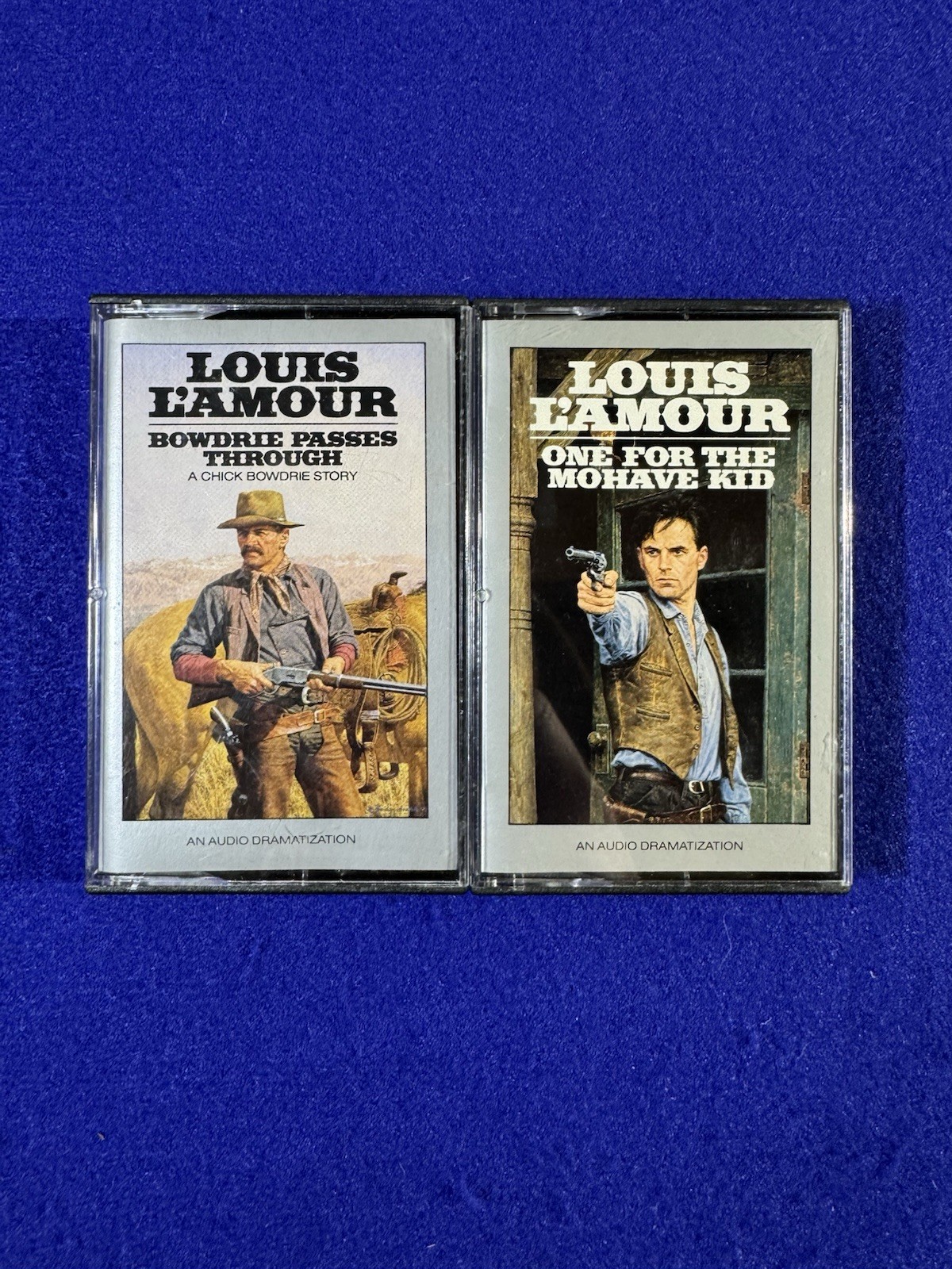 Vintage Lot 2 Louis L’amour Audio Books on Tape Cassettes Audiobook Westerns
