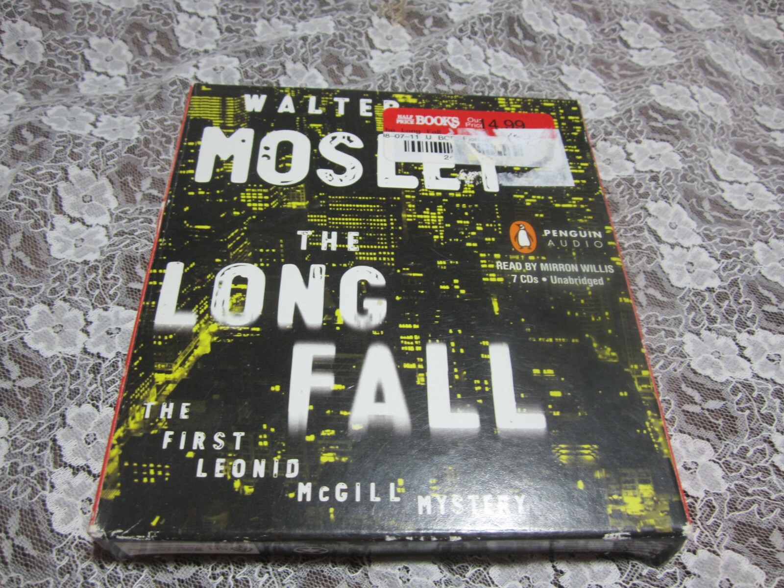 The Long Fall by Walter Mosley, Audio CDs Book on CD Unabridged Leonid McGill #1