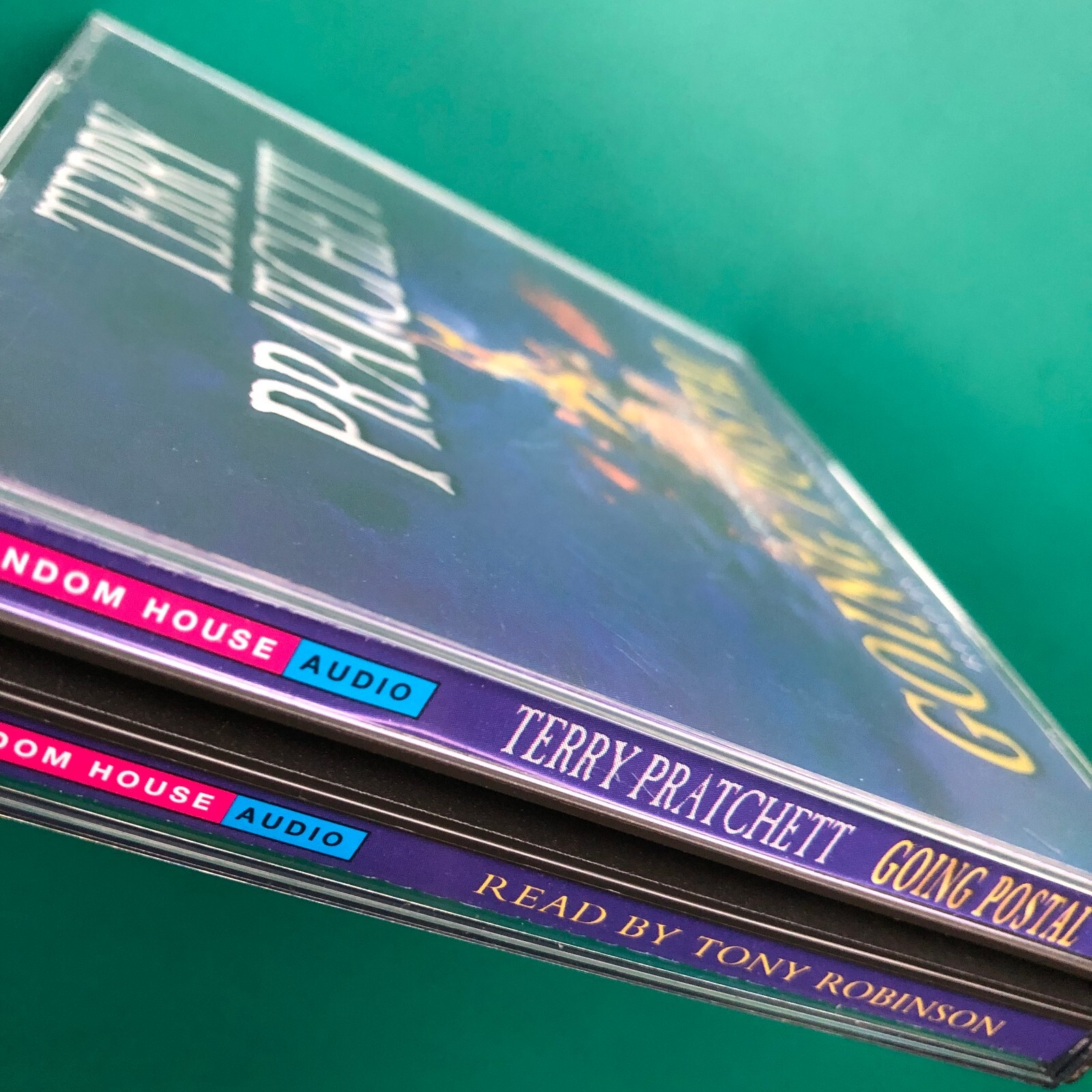 Terry Pratchett GOING POSTAL Fantasy Audiobook 5x CD Discworld Tony Robinson VG+