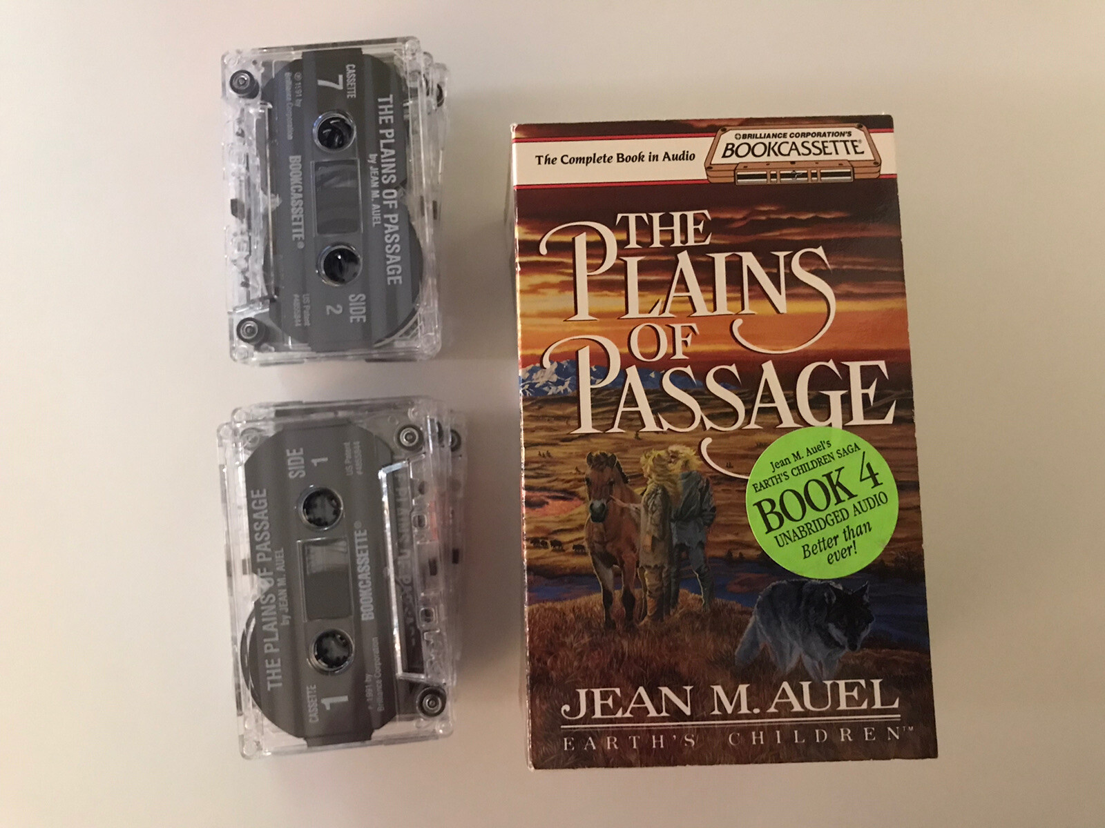 The Plains of Passage Jean M. Auel Audio Cassette Book Unabridged