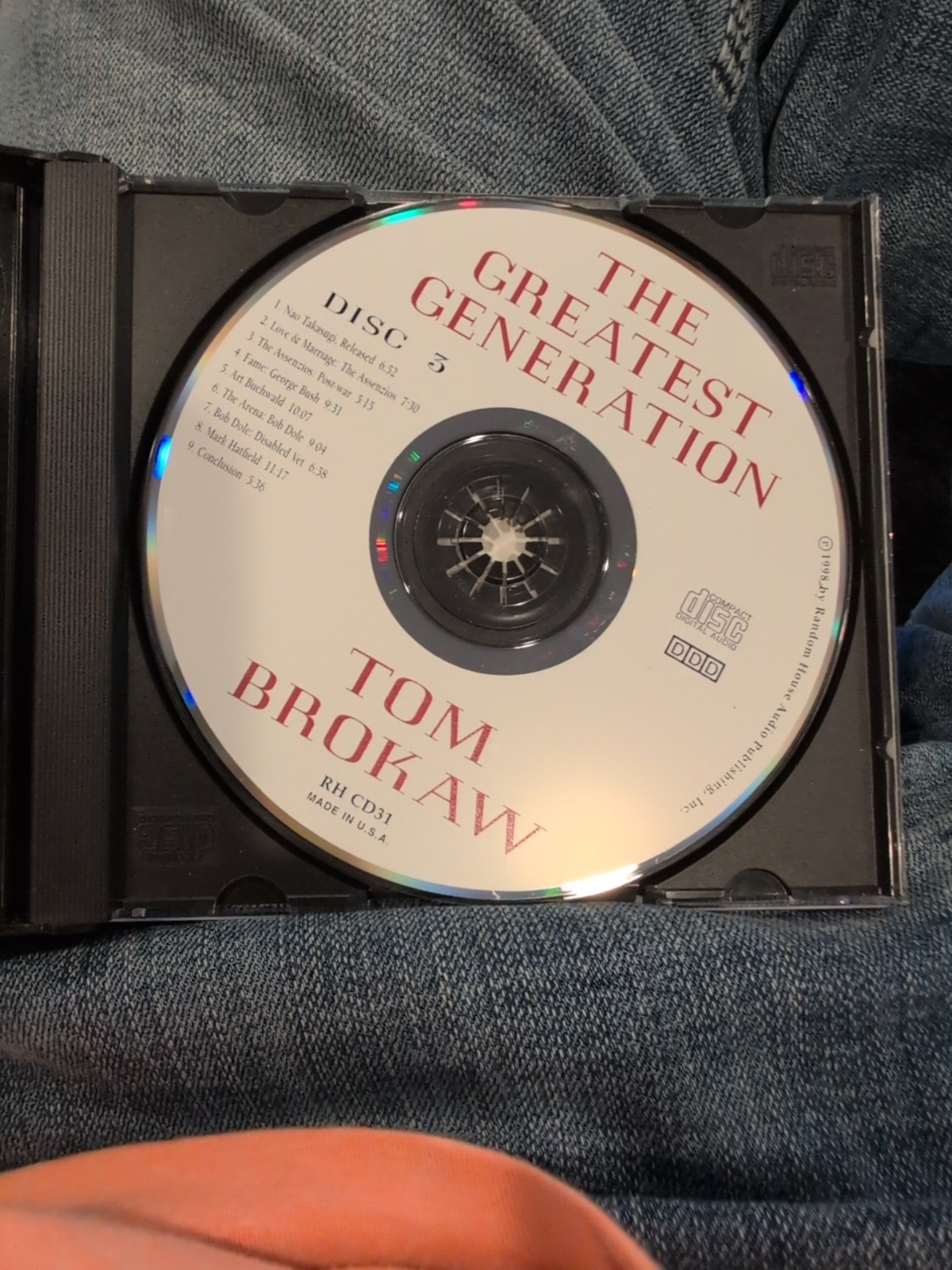 The Greatest Generation — Tom Brokaw Audio 3 CD Like New Audiobook