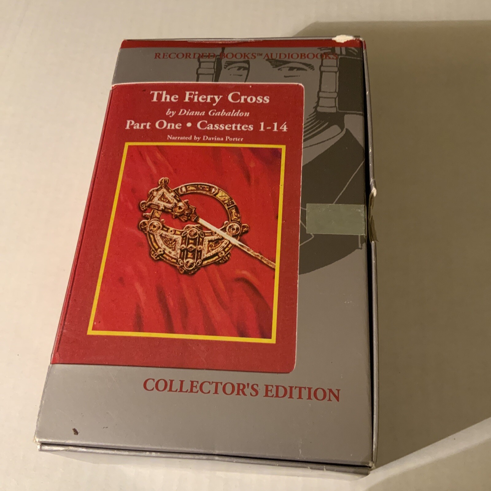 Diana Gabaldon THE FIERY CROSS Part 1 ONLY Unabridged Audiobook Cassettes Tape