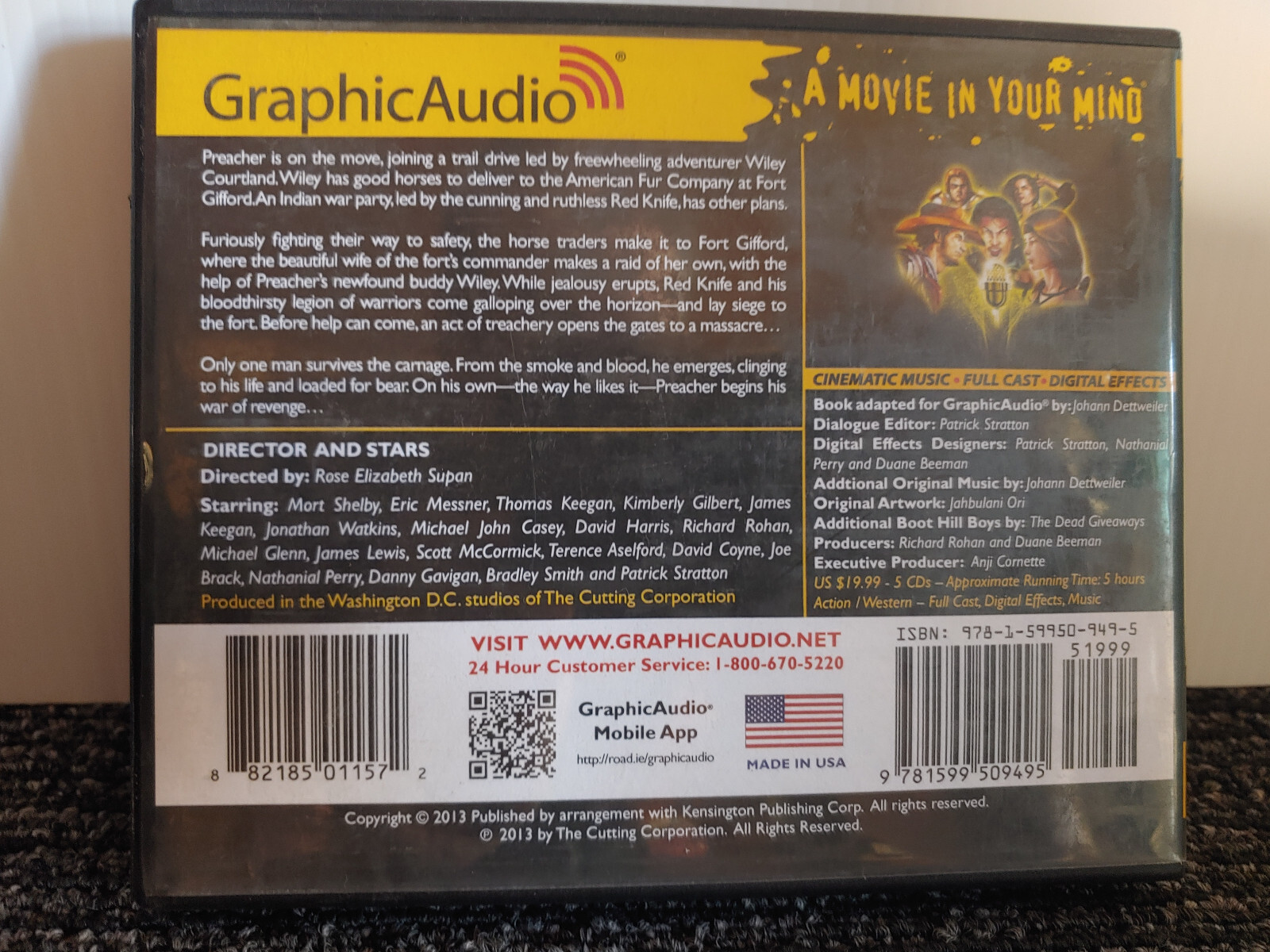 Preacher’s Massacre The First Mountain Man William W. Johnstone 5CD GraphicAudio