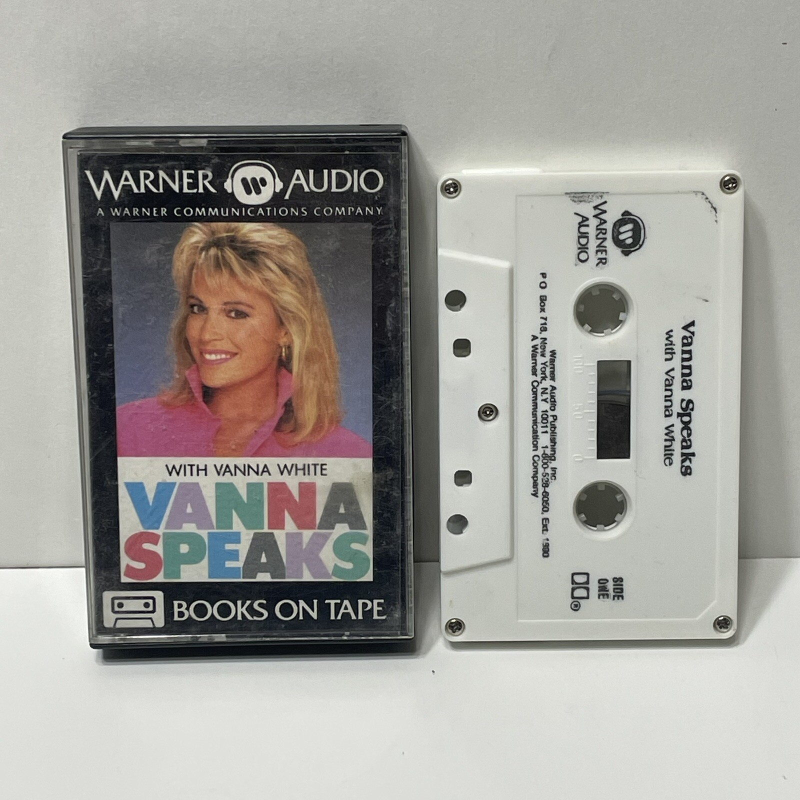 Vanna White Speaks Audiobook Cassette Autobiography 1987 Warner Audio