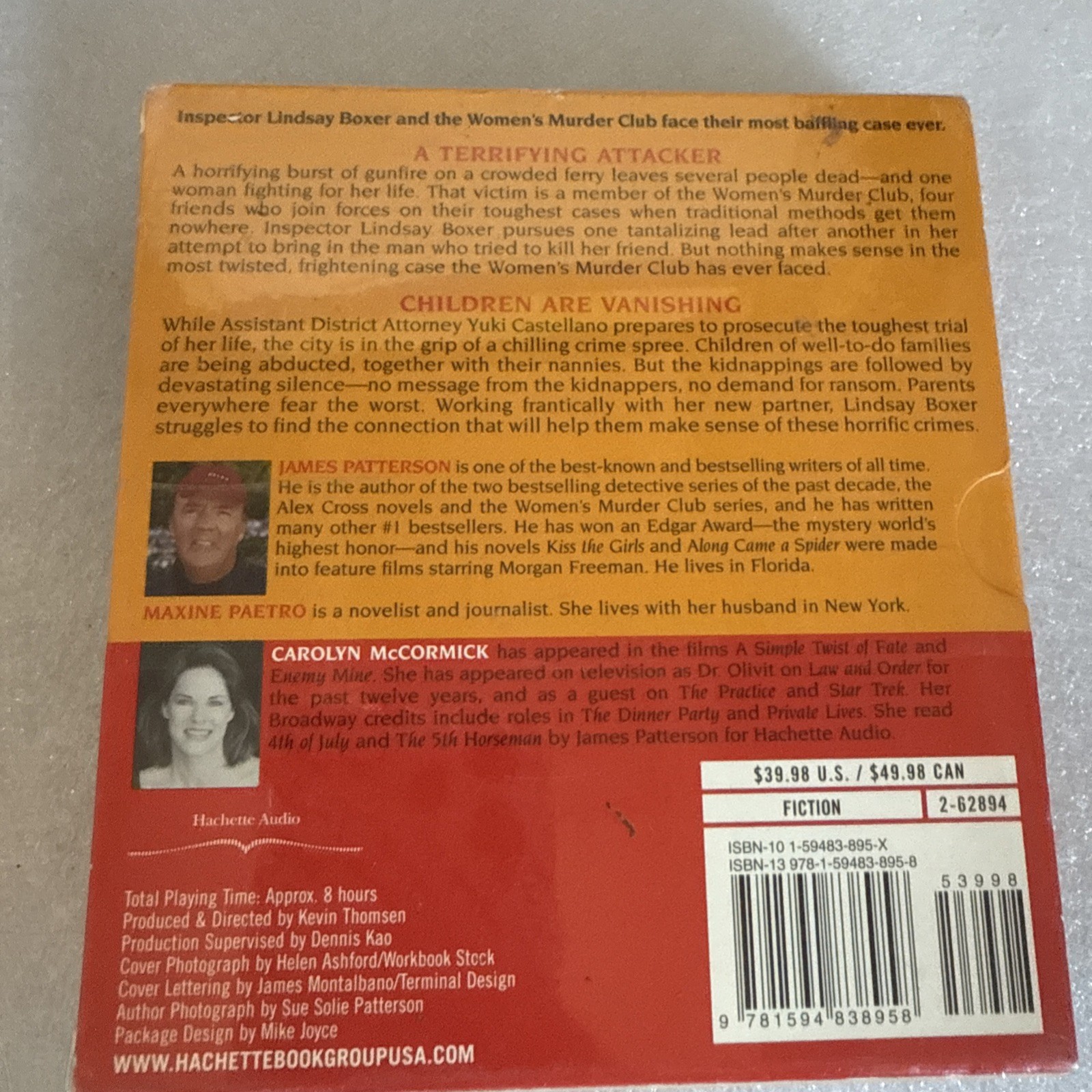 James Patterson ‘6th THE TARGET’ Unabridged Audio CD | BRAND NEW & SEALED