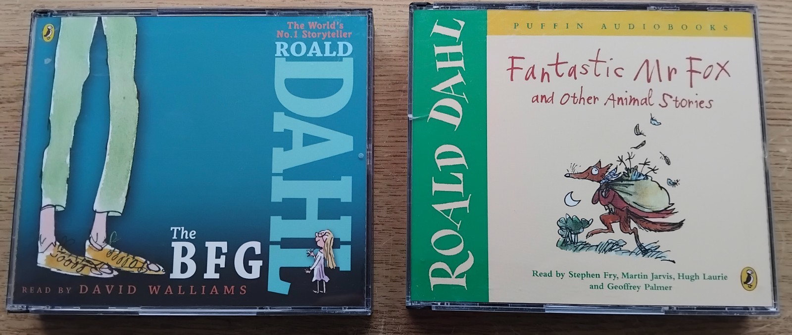 The BFG & Fantastic Mr Fox by Roald Dahl Audiobook CDs